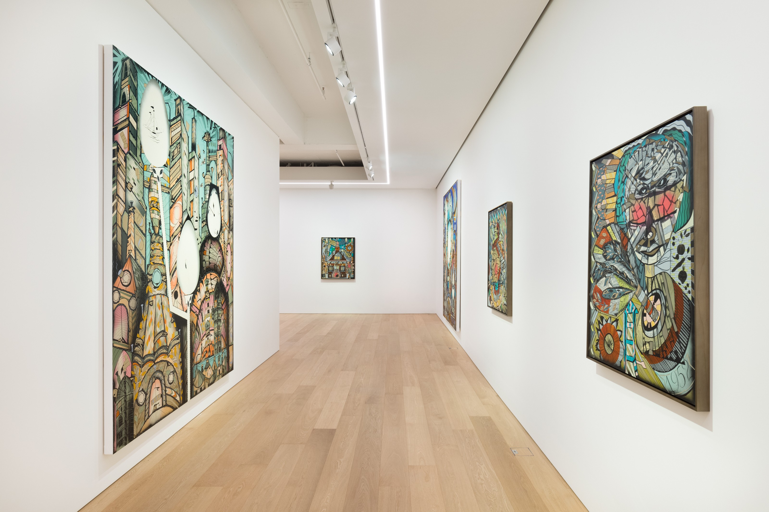 Installation view of Lari Pittman at Lehmann Maupin Seoul