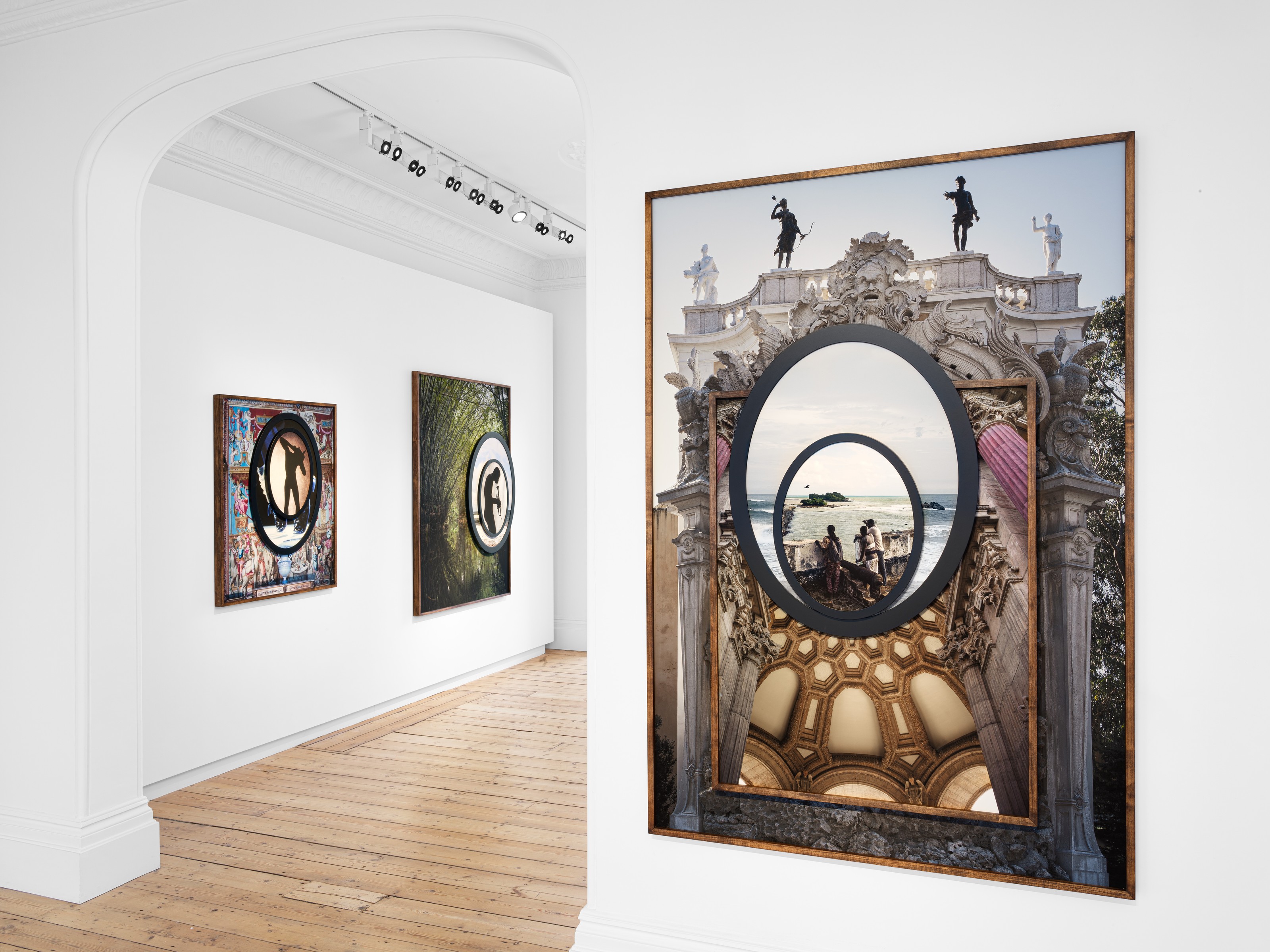 Installation view of Todd Gray at Lehmann Maupin London