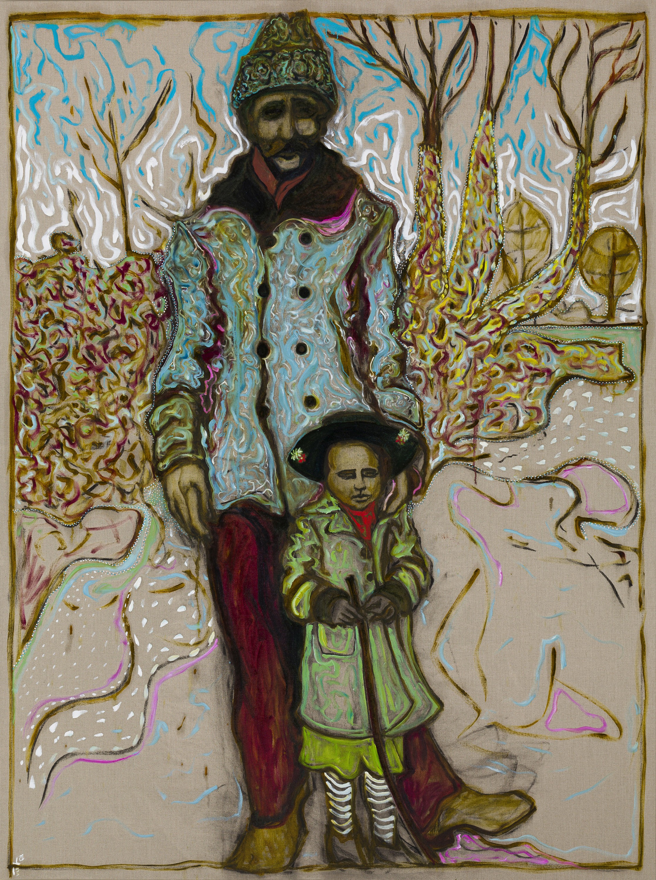 Painting by Billy Childish