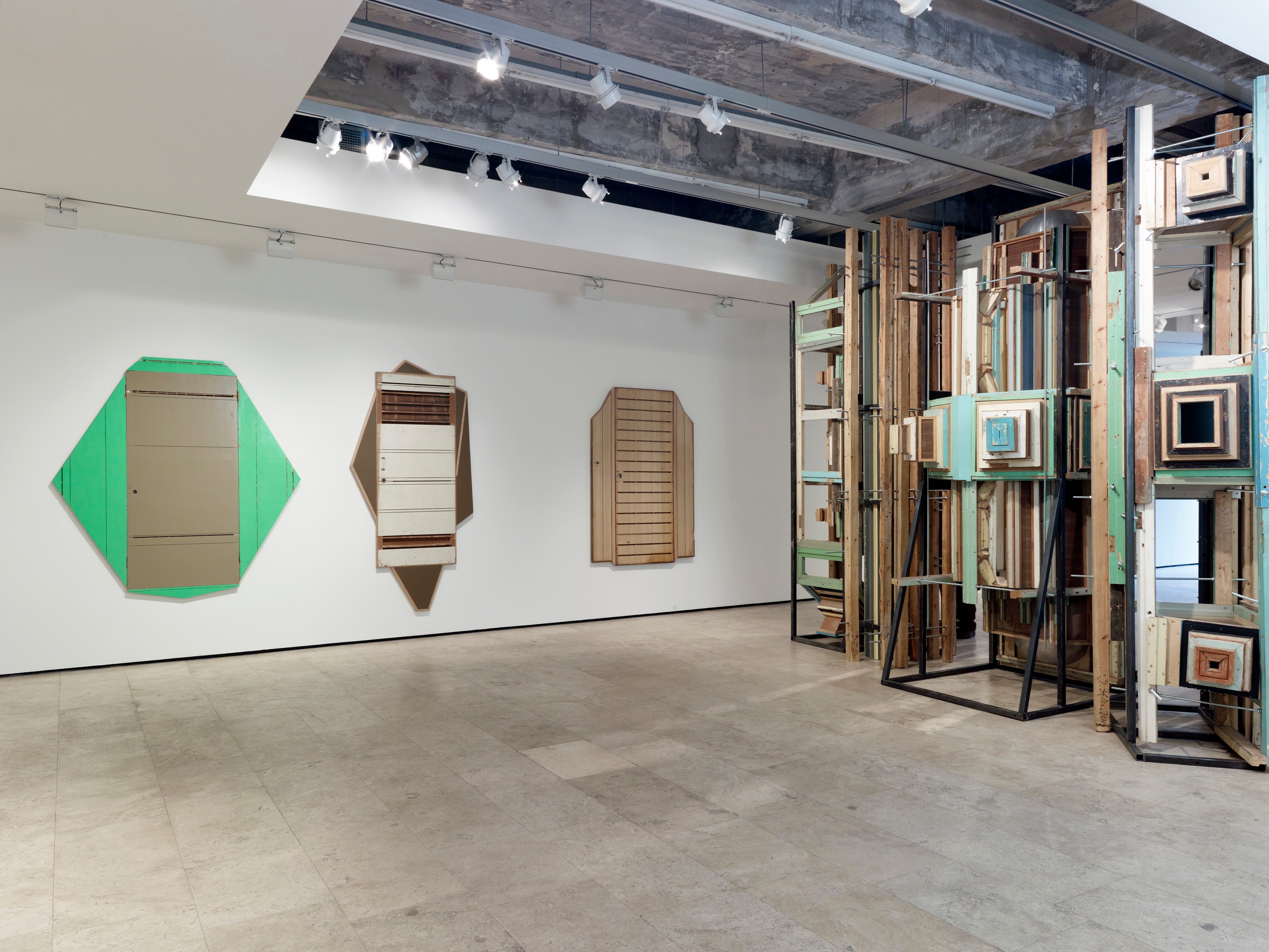Installation view of Liu Wei at Lehmann Maupin New York