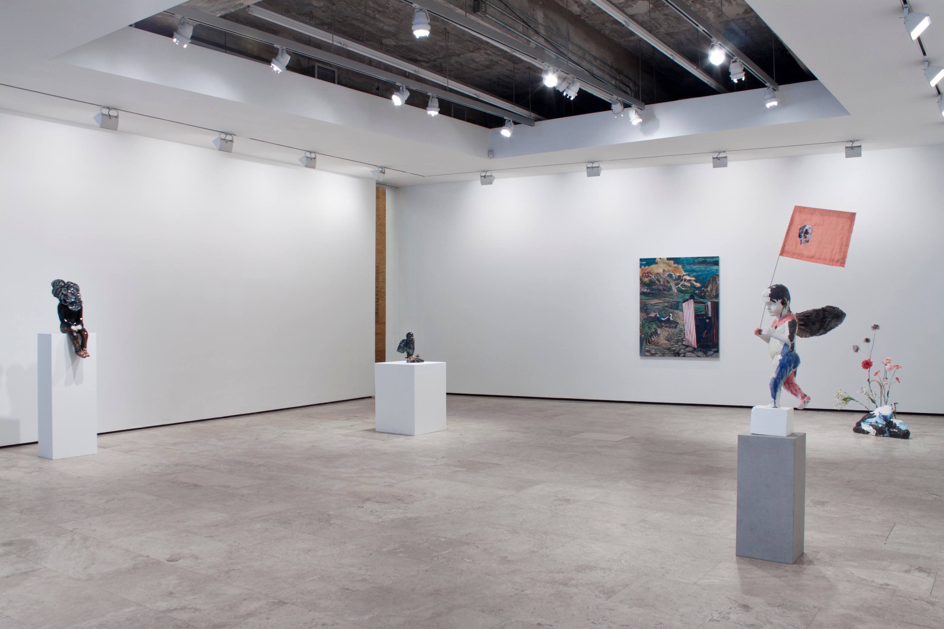 Installation of Summer Show at Lehmann Maupin New York