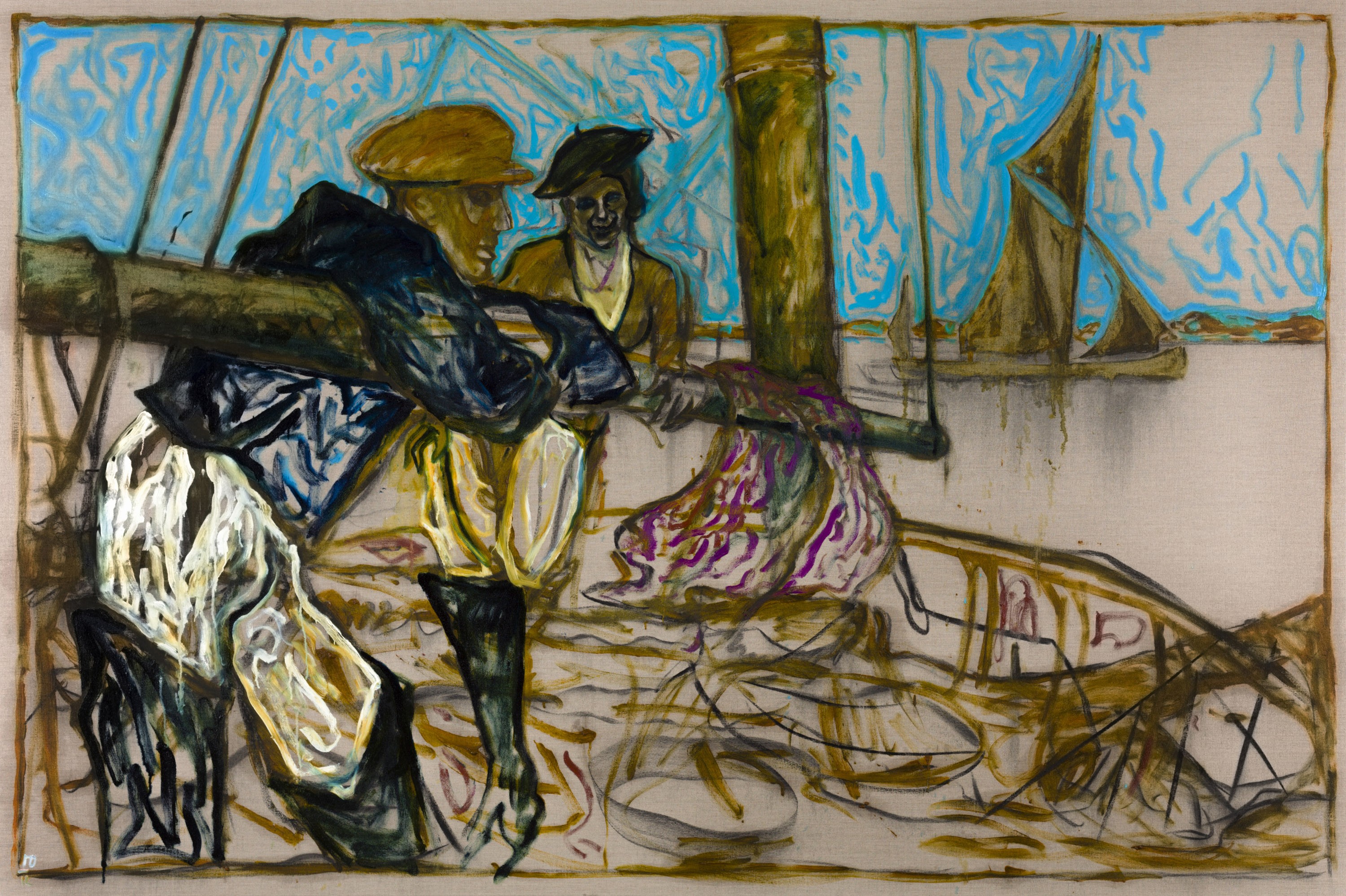 Painting by Billy Childish