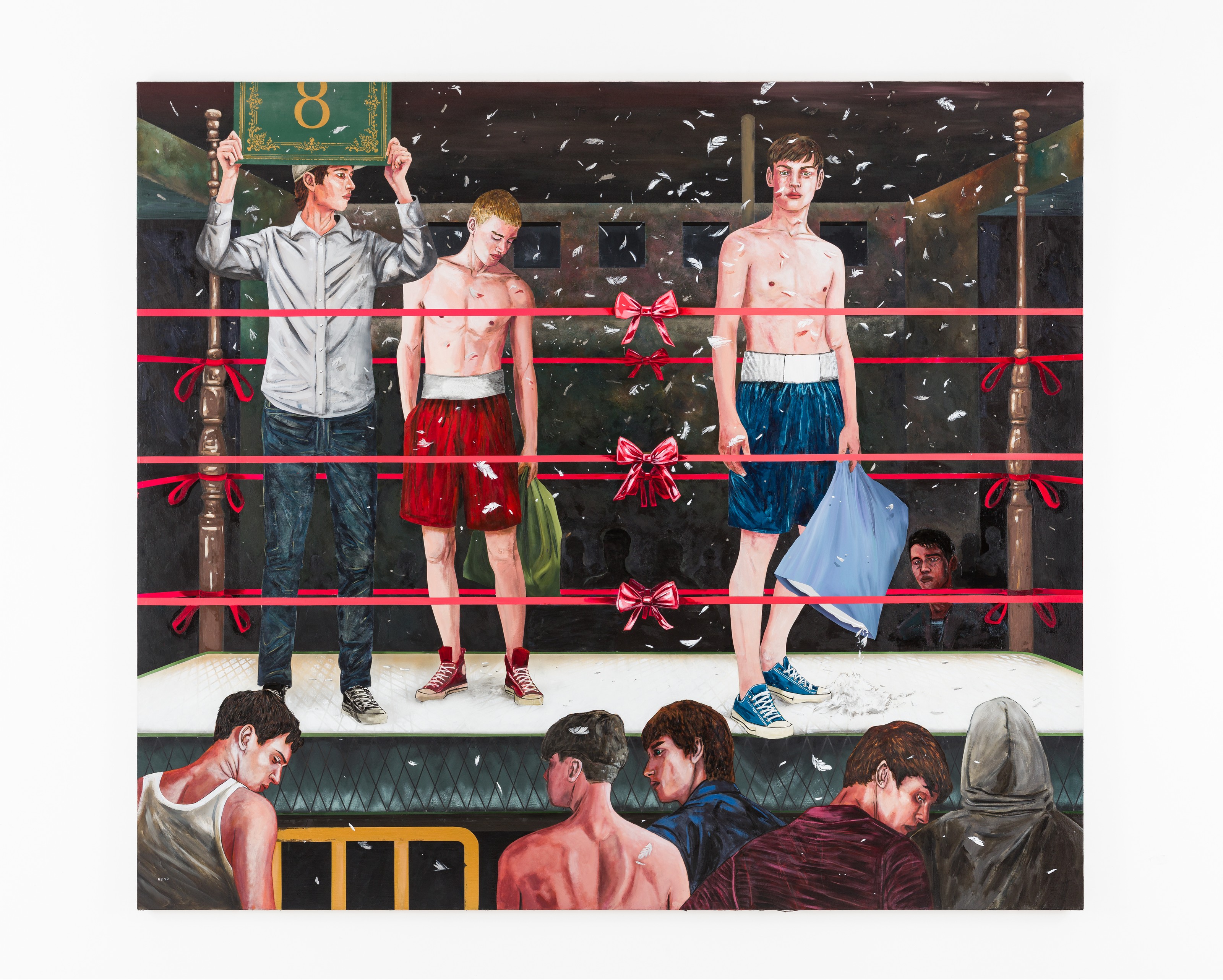 Painting by Hernan Bas
