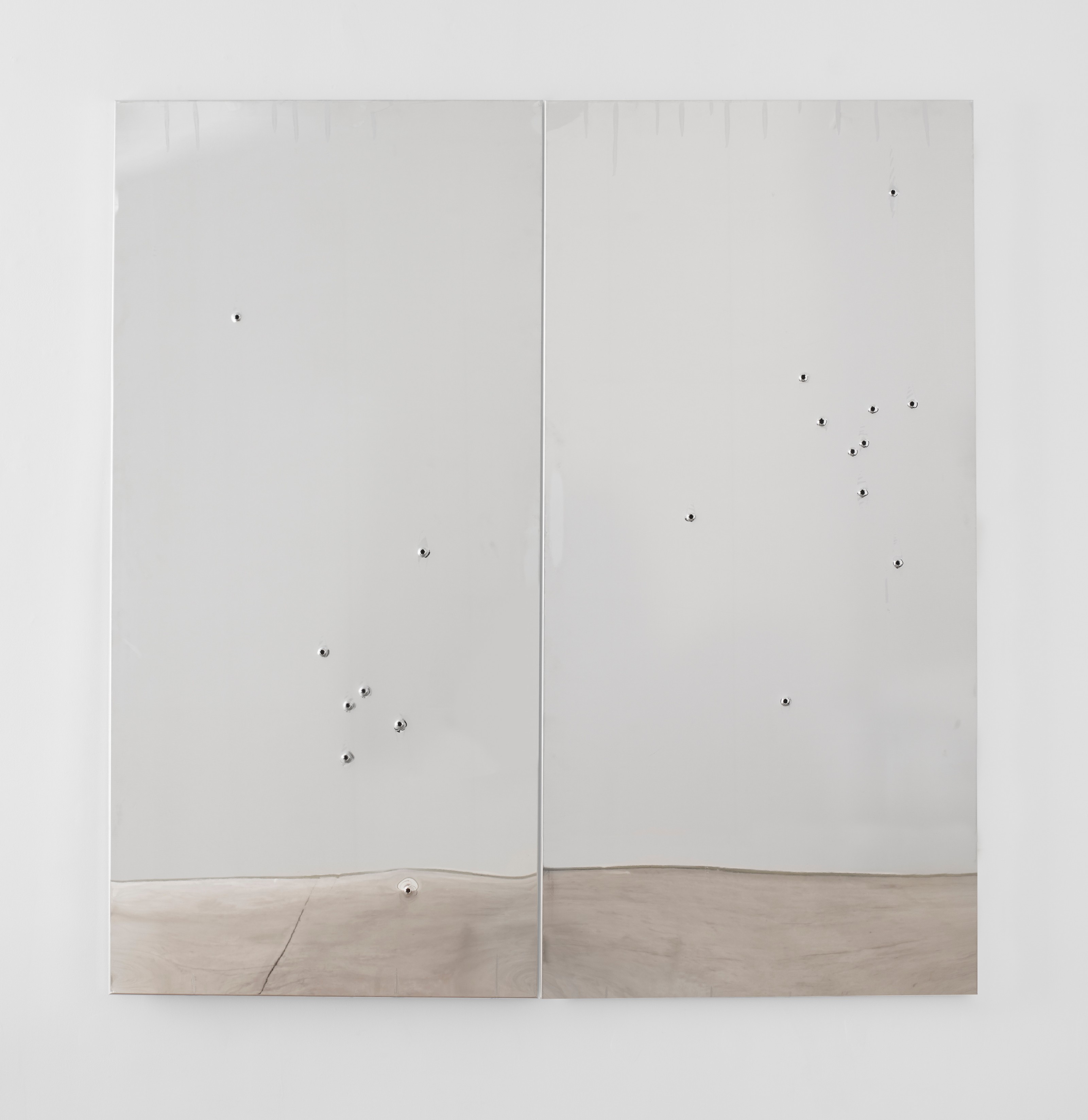 Wall work by Kader Attia