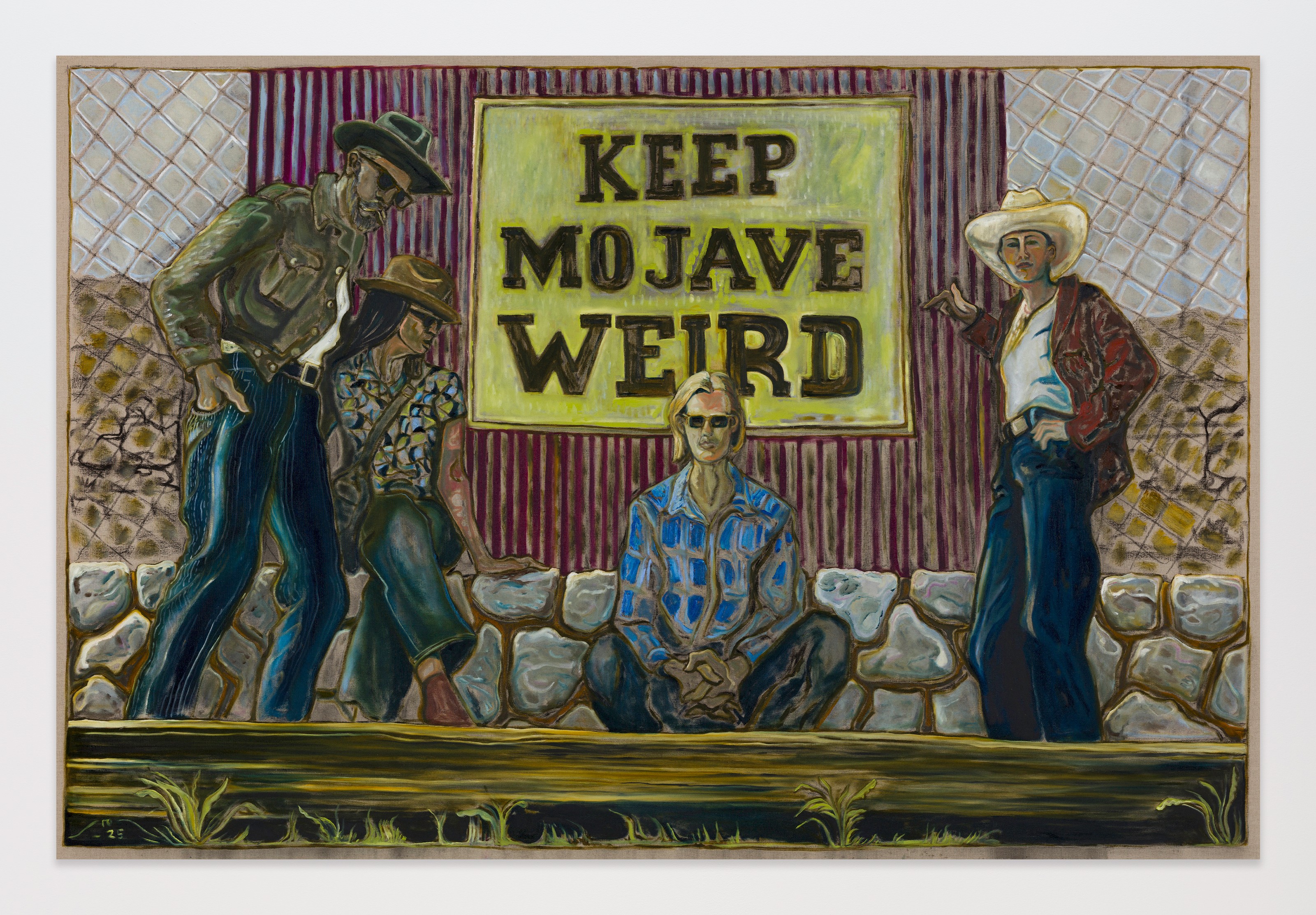 Painting by Billy Childish