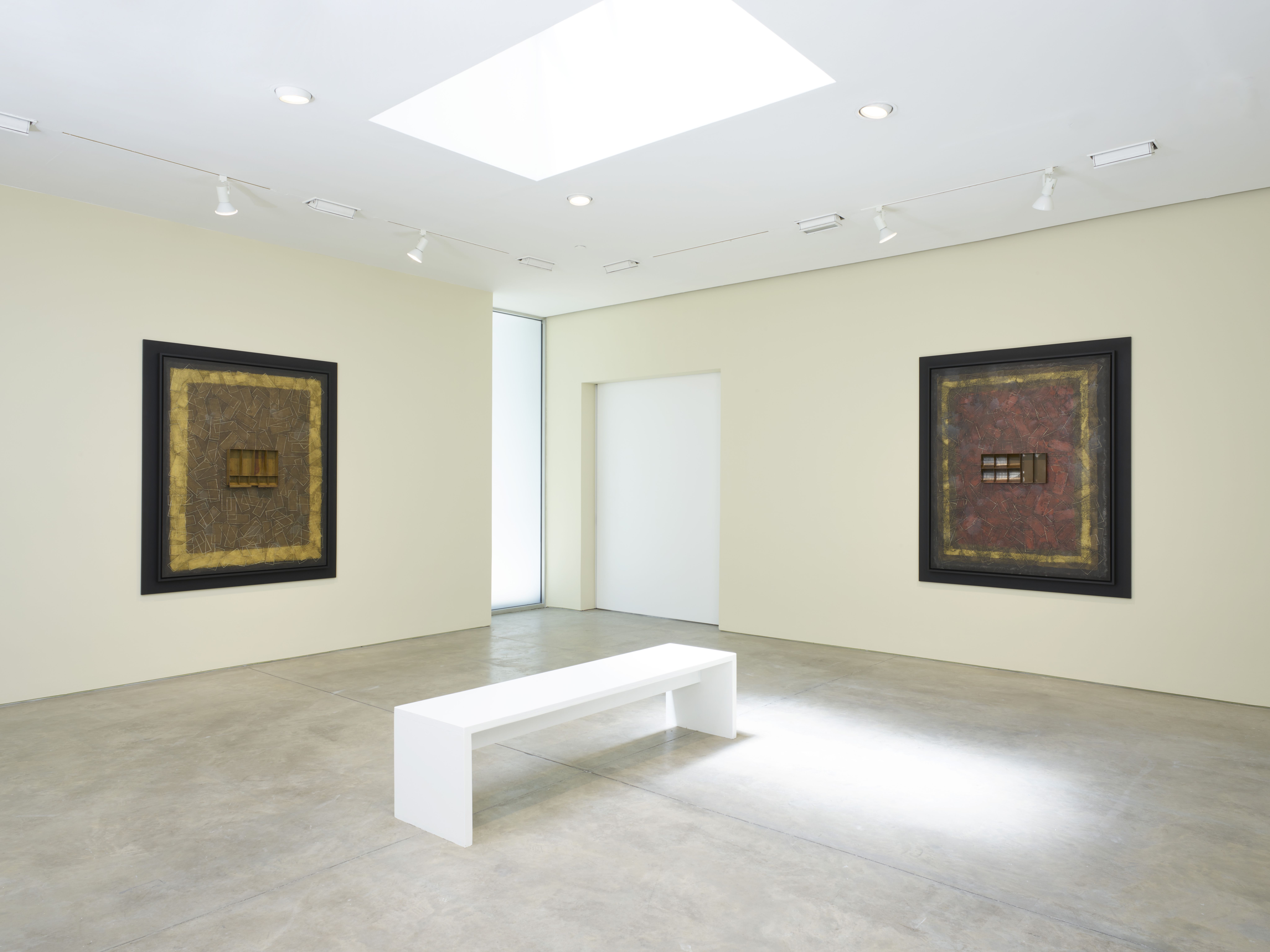 Installation view of Nari Ward at Lehmann Maupin New York