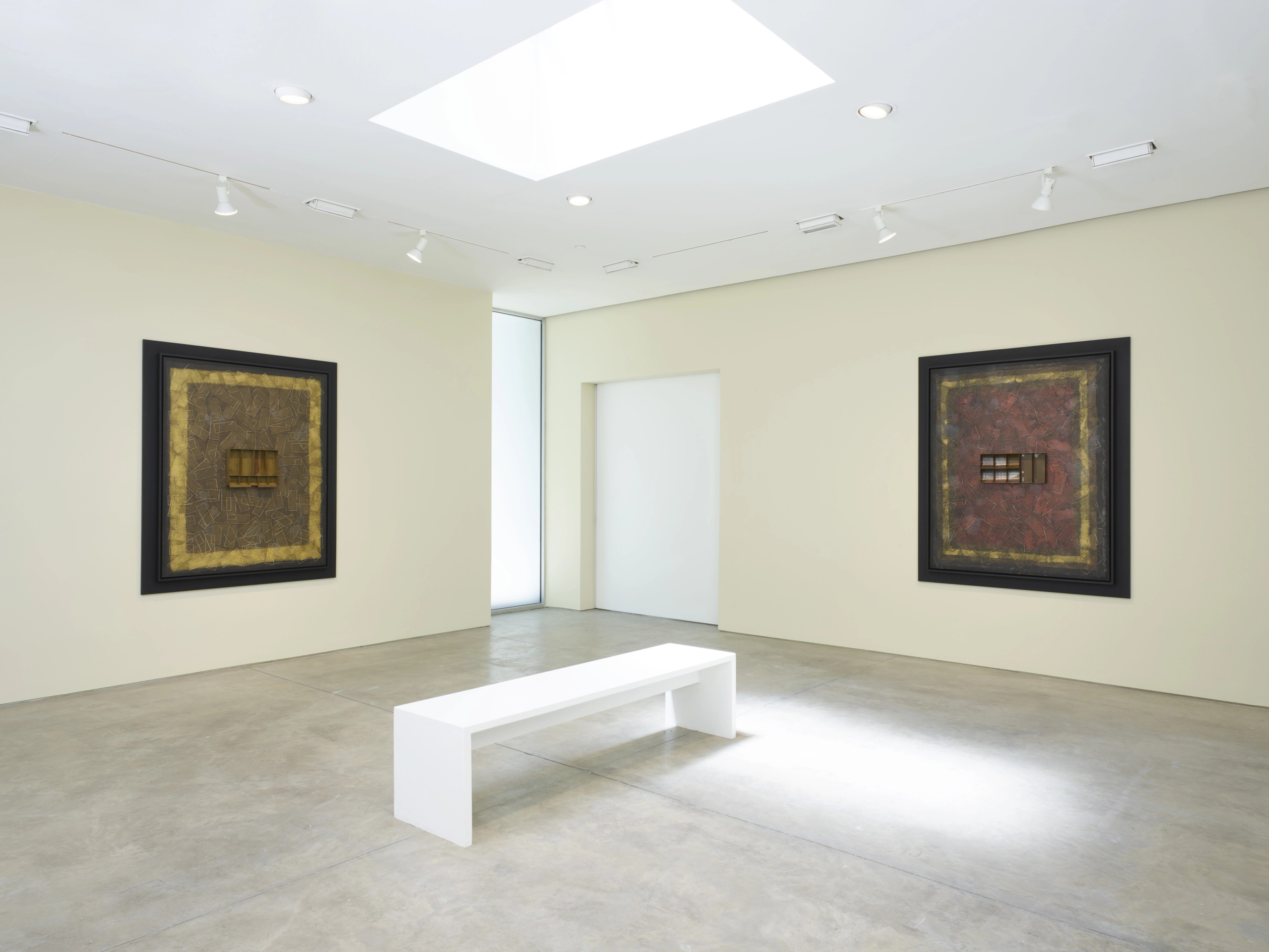 Installation view of Nari Ward at Lehmann Maupin New York