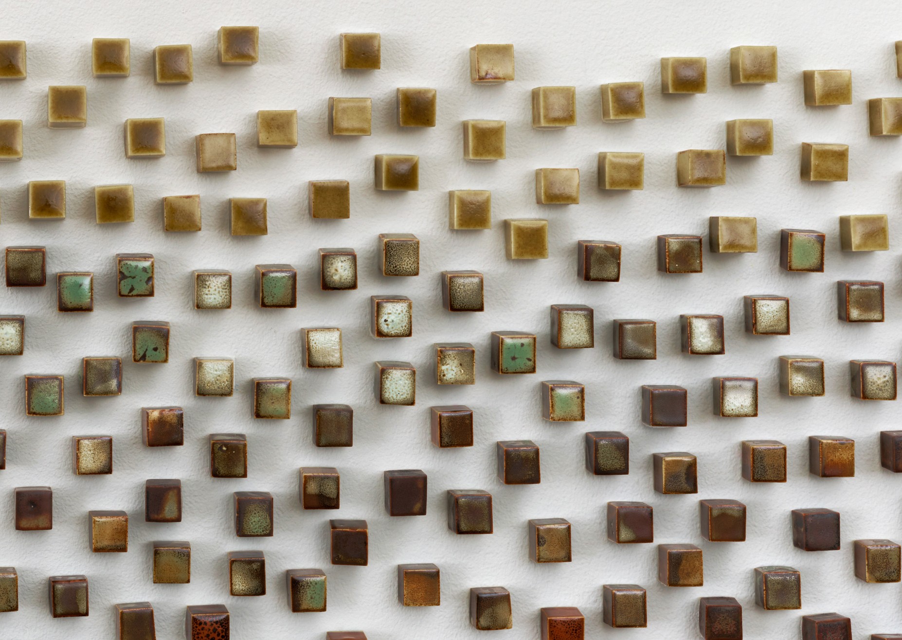 Ceramic wall work by Teresita Fernández