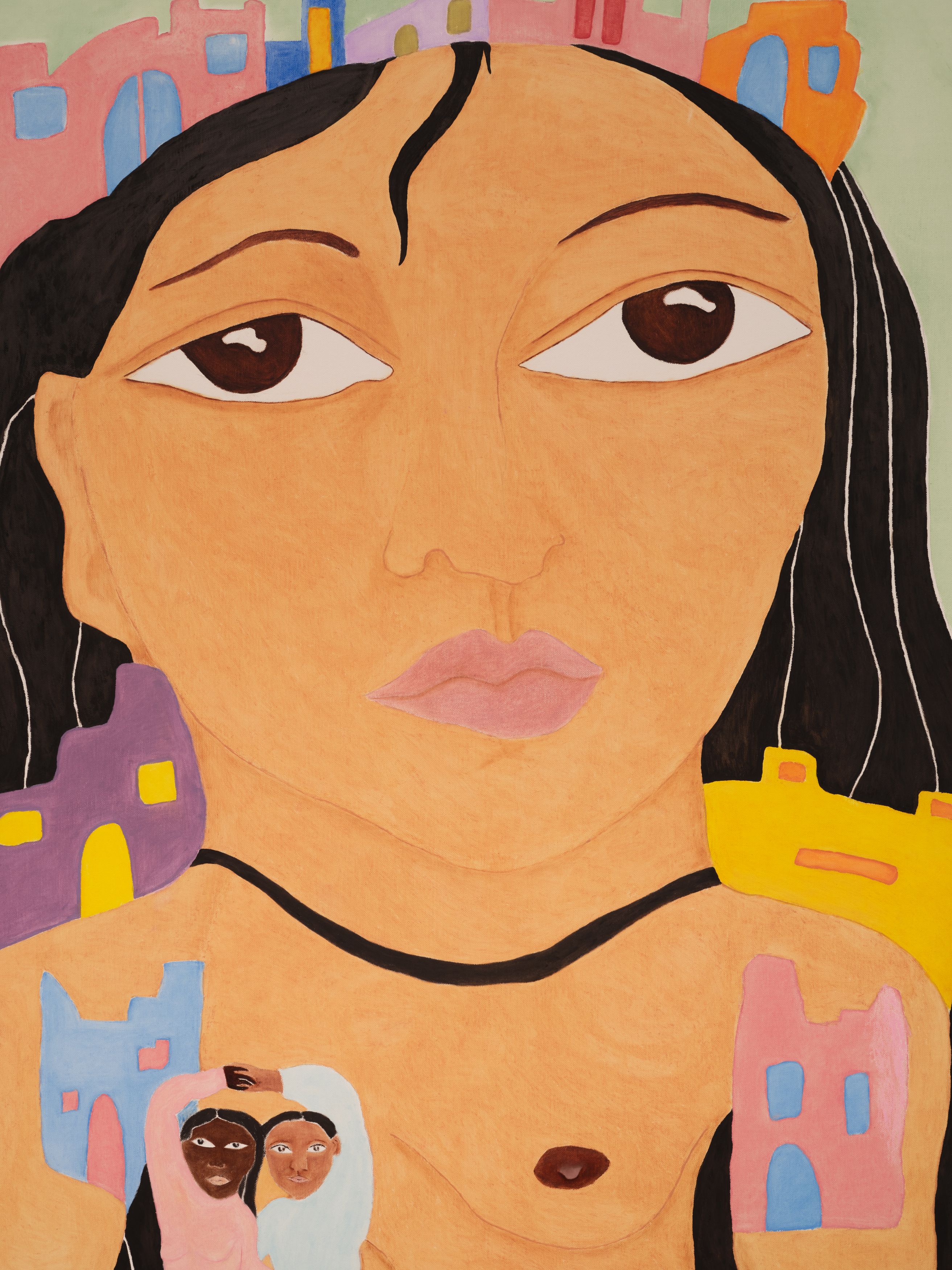 Painting by Cecilia Vicuña
