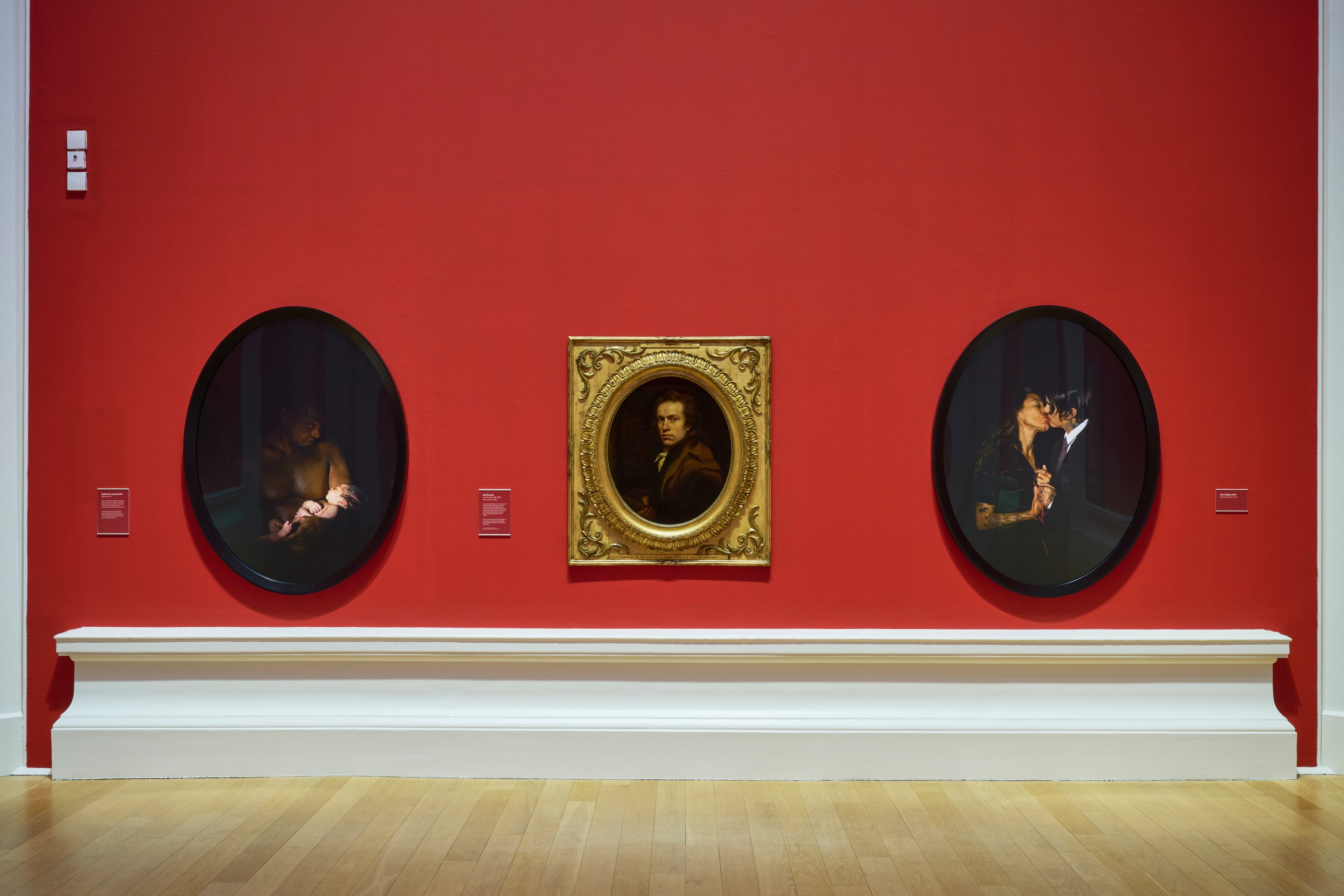 Installation view of To Be Seen at National Galleries of Scotland