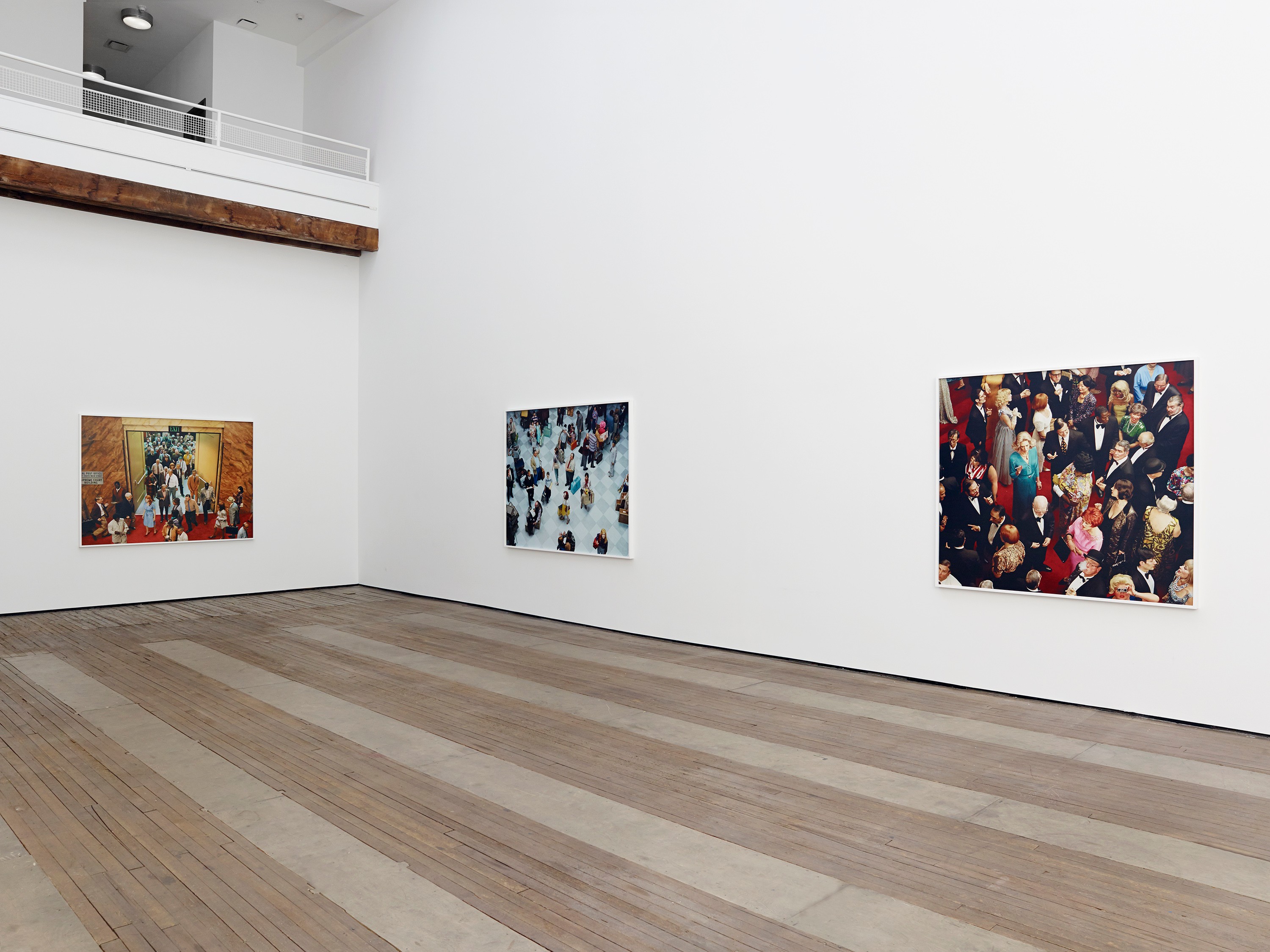 Installation view of Face in the Crowd at Lehmann Maupin New York