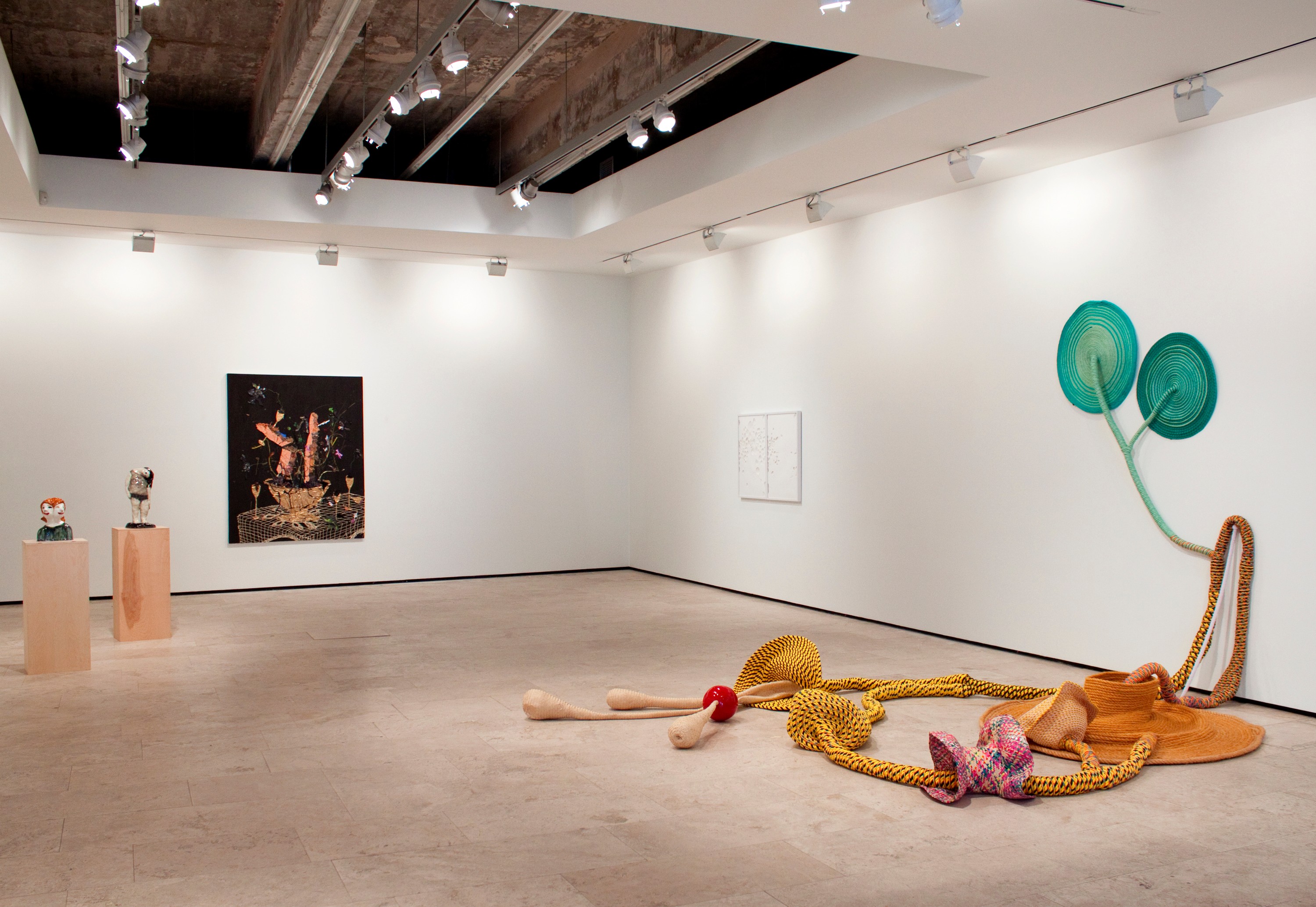 Installation view of Touched at Lehmann Maupin New York