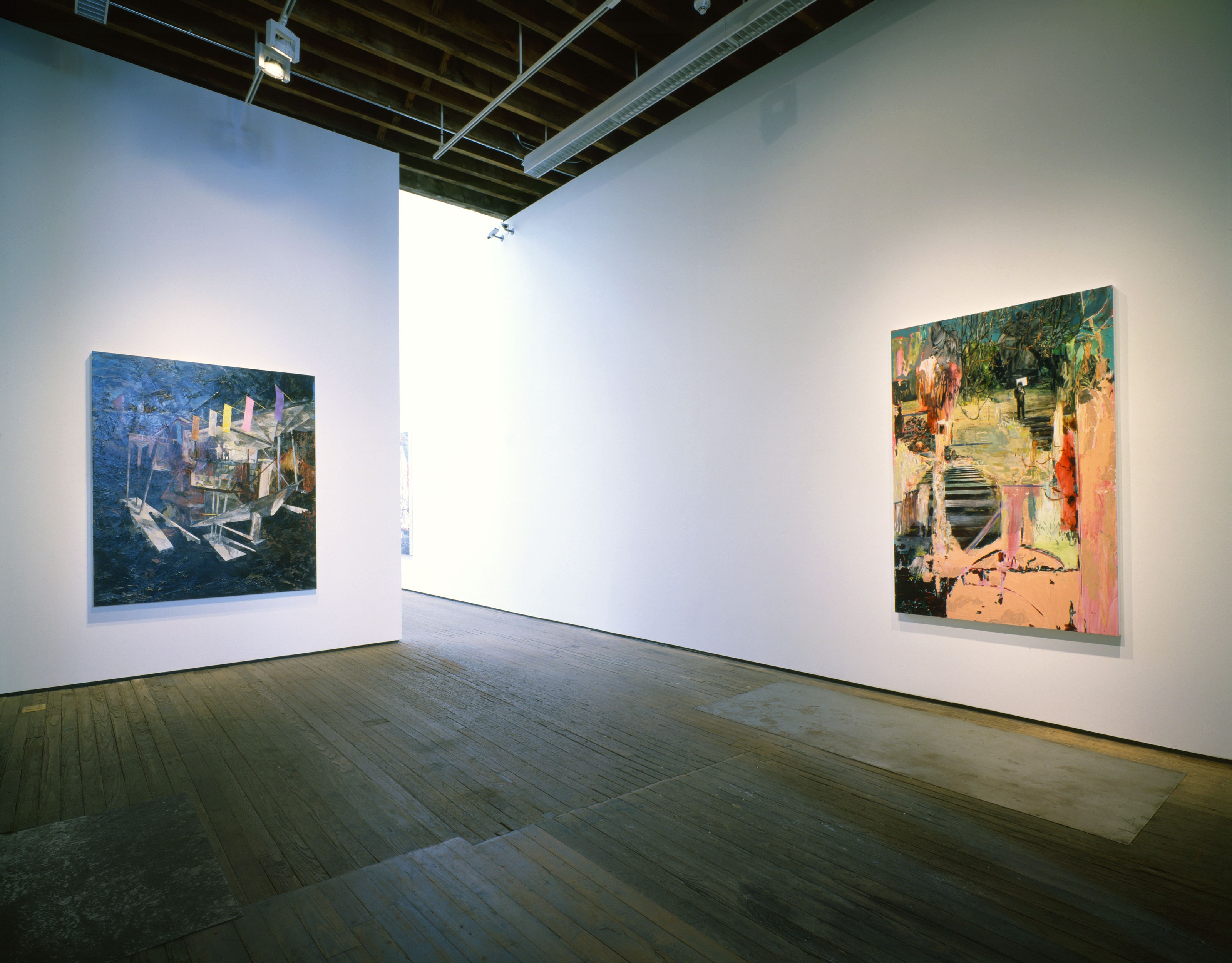 Installation view of The Dance of the Machine Gun & other forms of unpopular expression at Lehmann Maupin New York