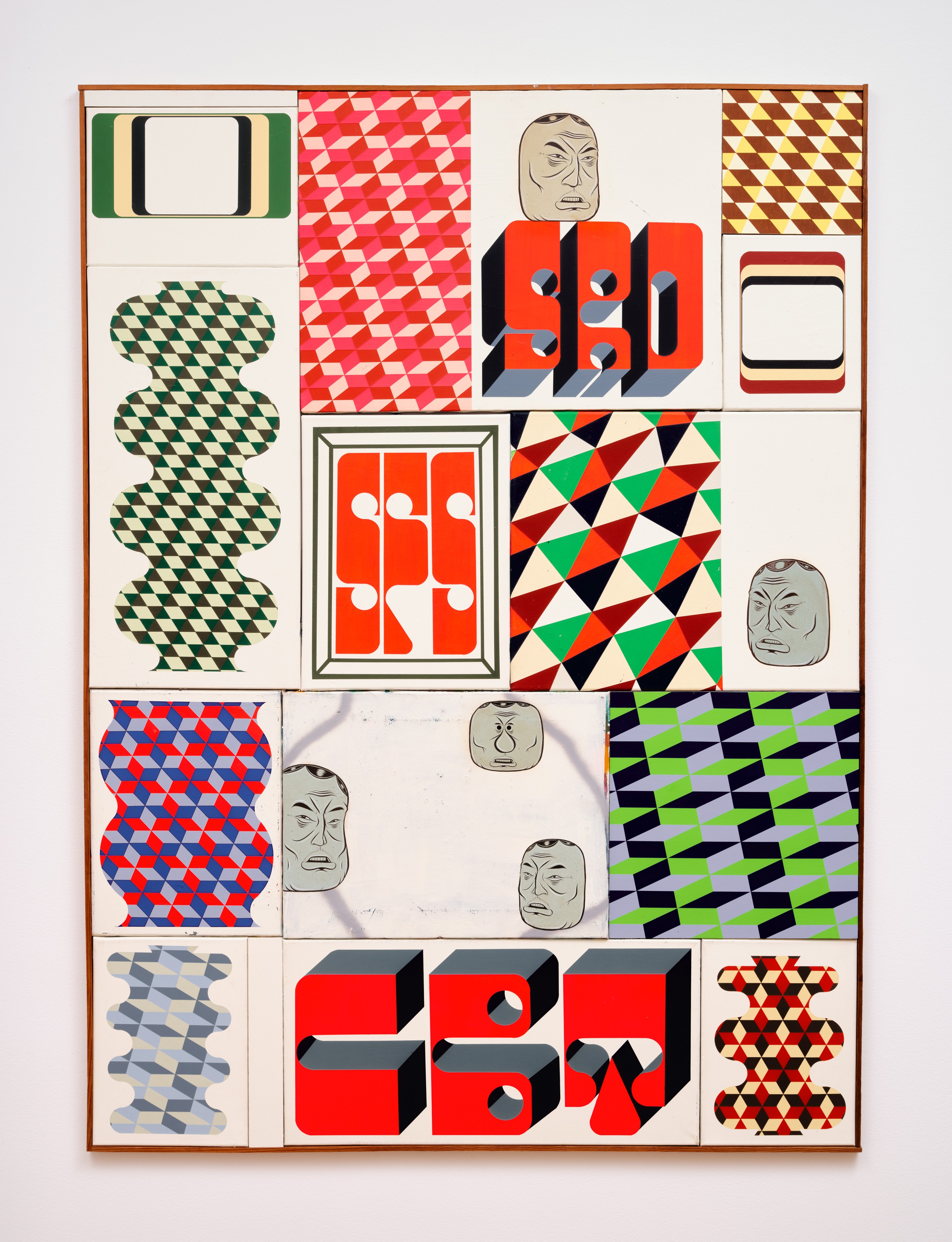 Wall work by Barry McGee