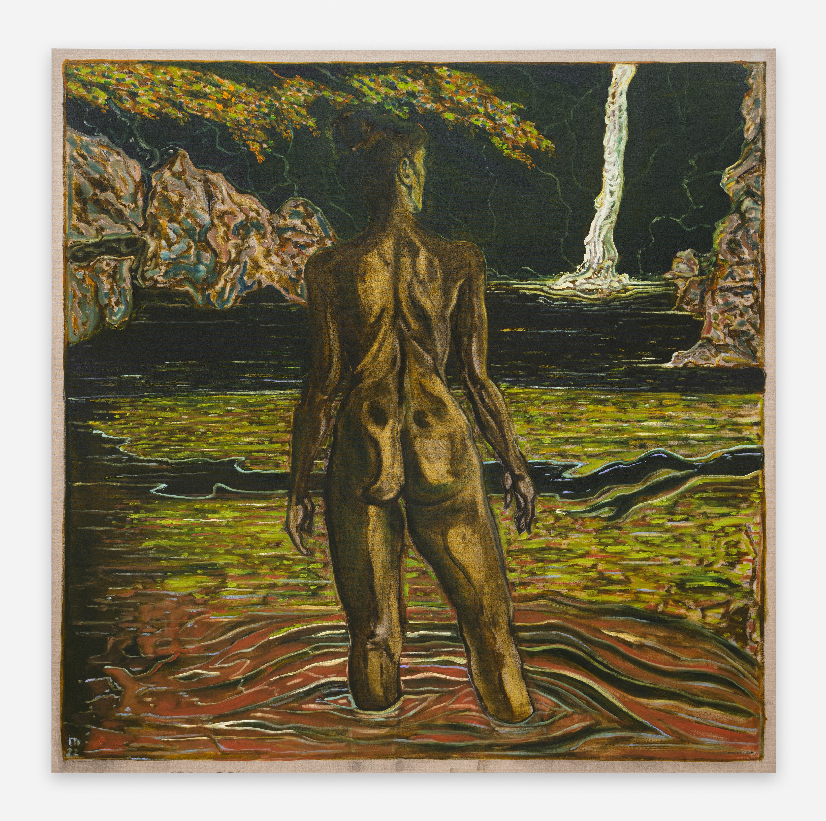 Painting by Billy Childish