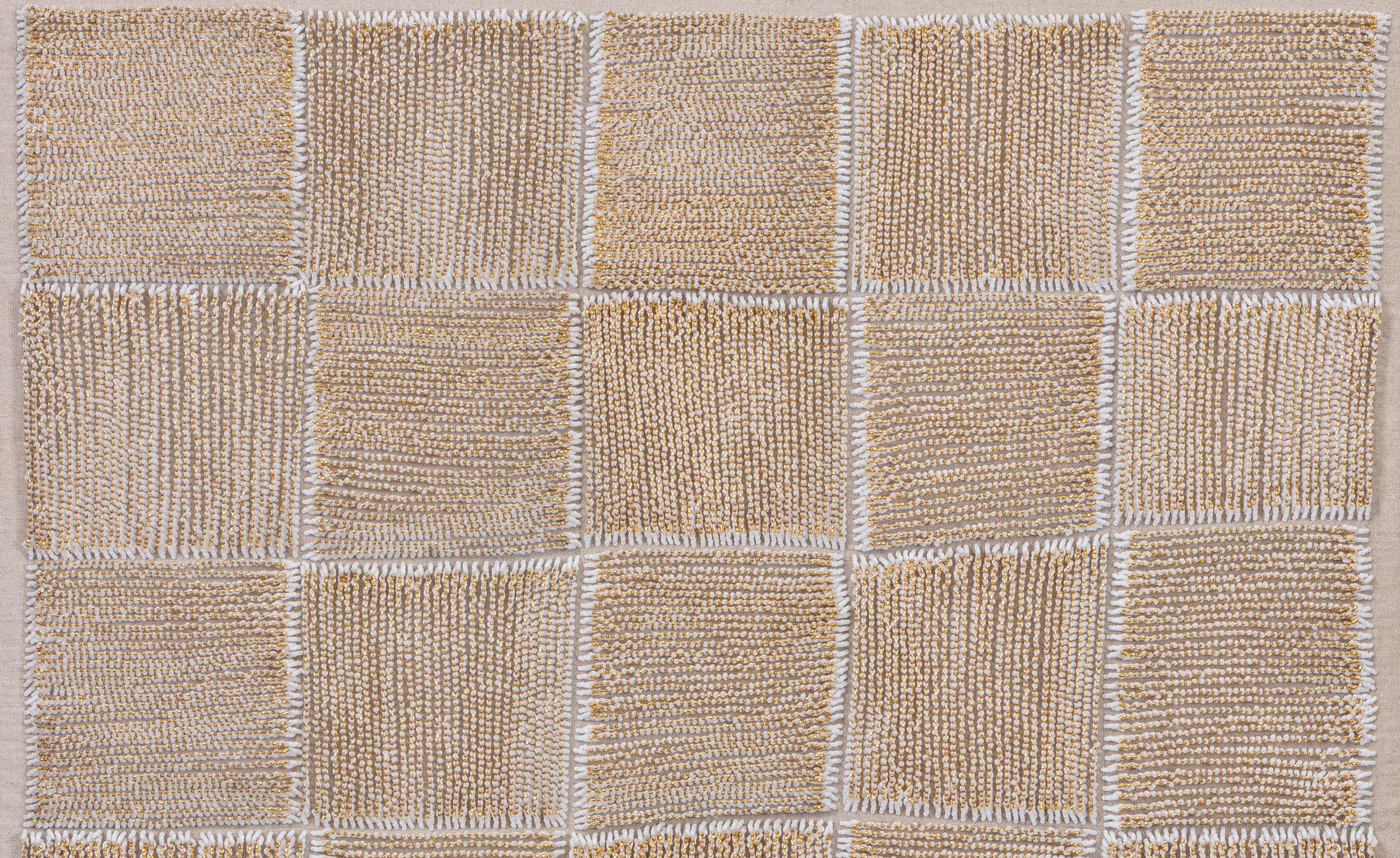 Detail of wall work by Liza Lou