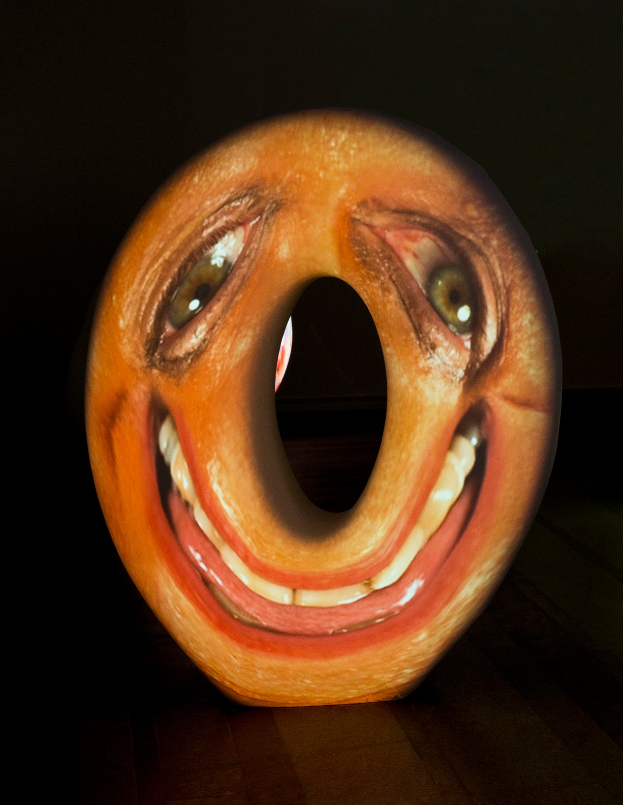Sculpture & Video Panel by Tony Oursler
