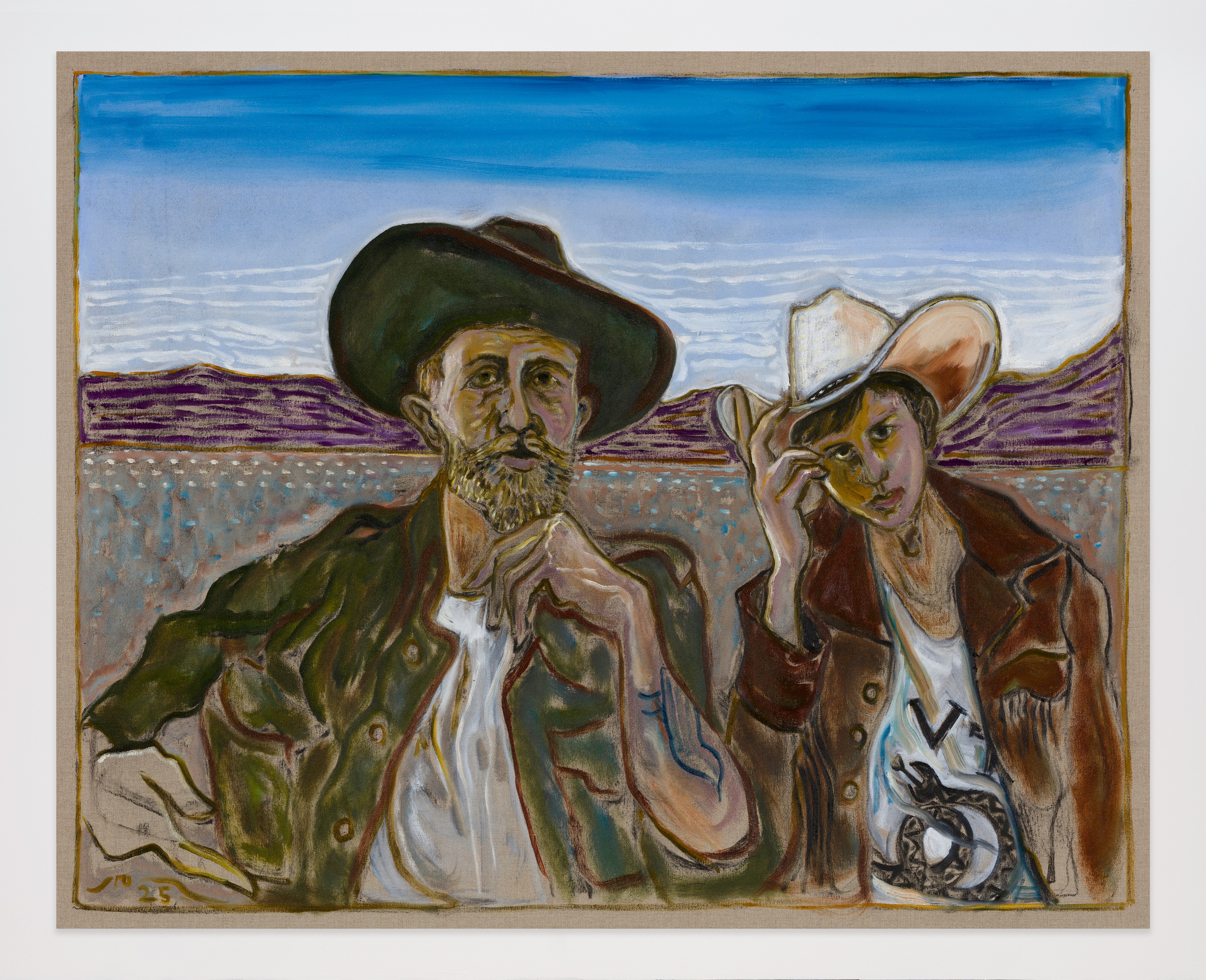 Painting by Billy Childish