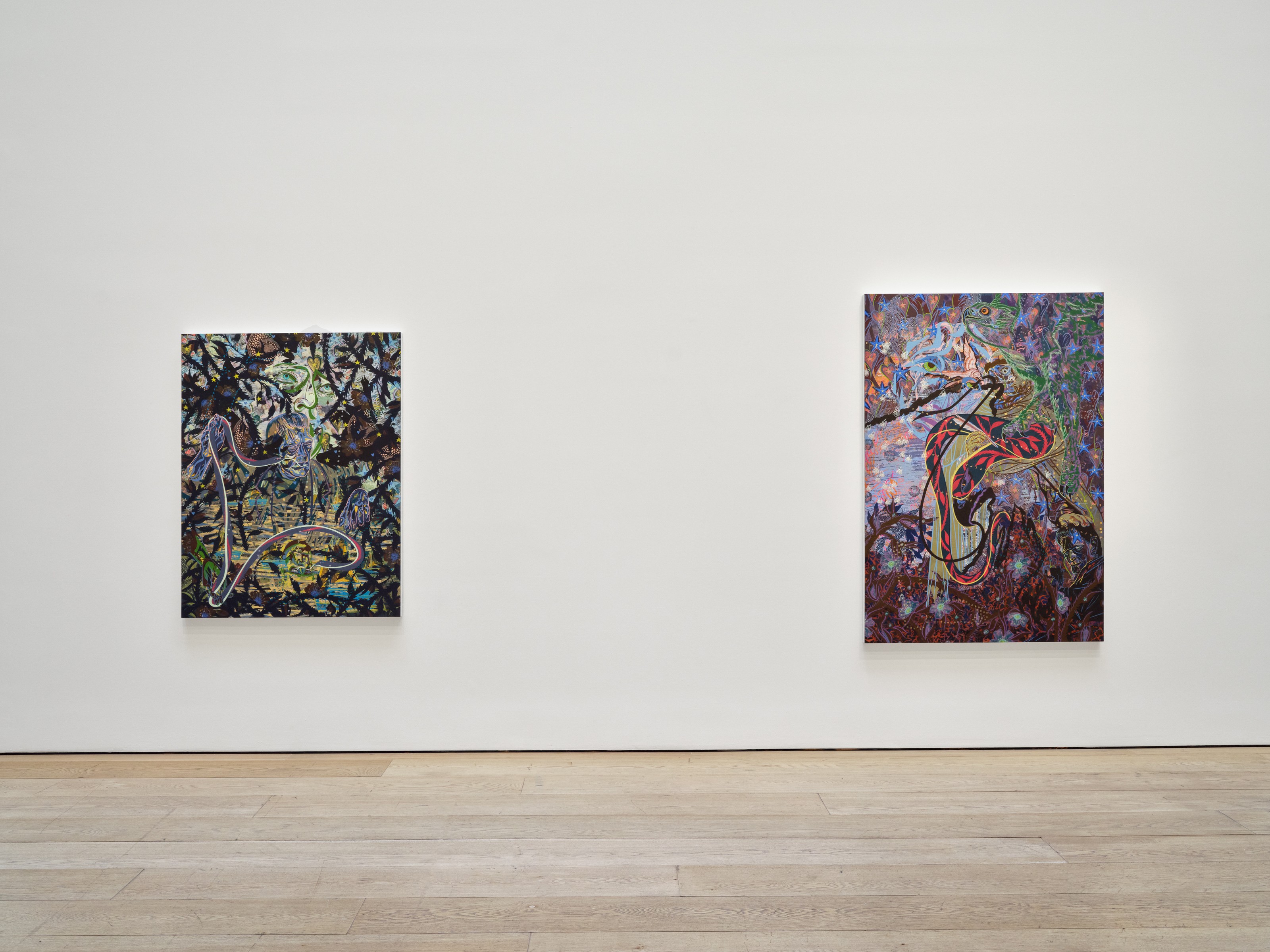 Installation view of Tammy Nguyen at Lehmann Maupin New York