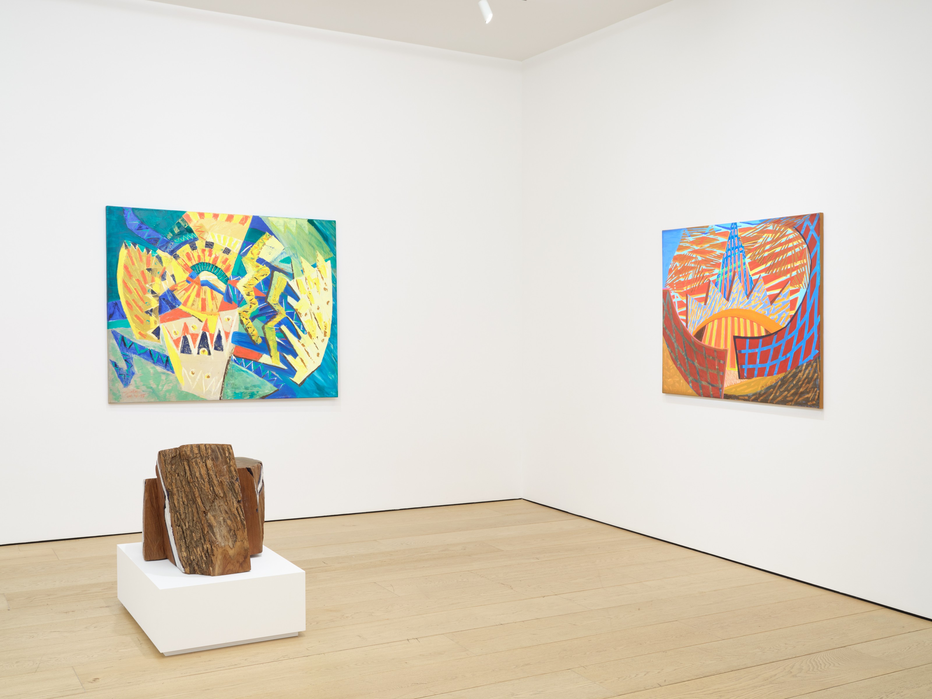 Installation view of Kim Yun Shin at Lehmann Maupin New York