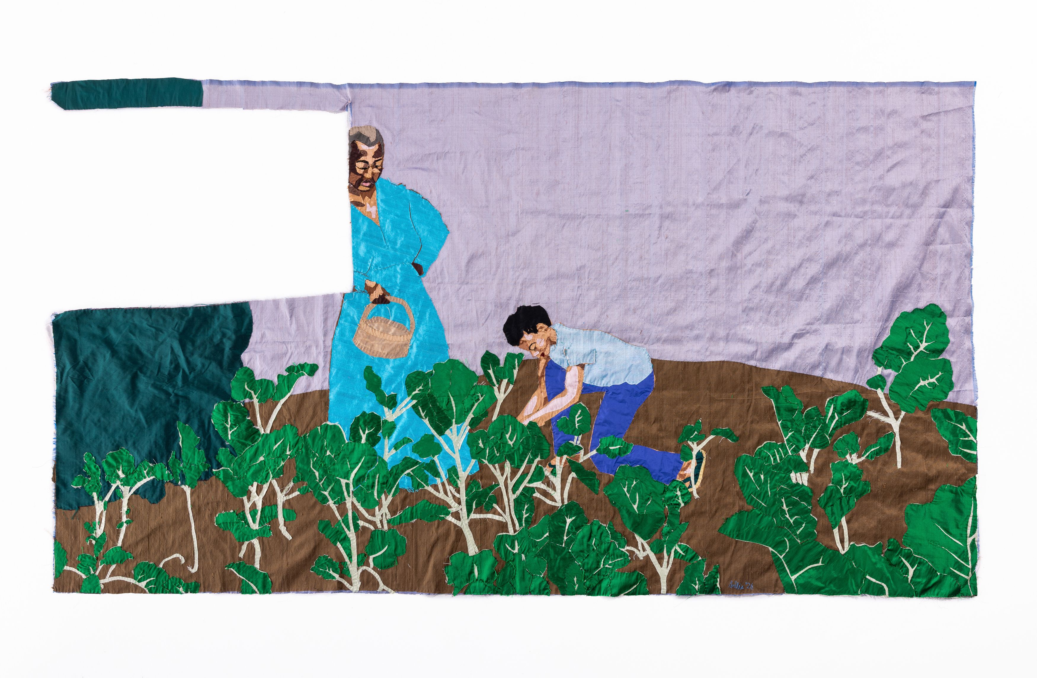 Wall work by Billie Zangewa