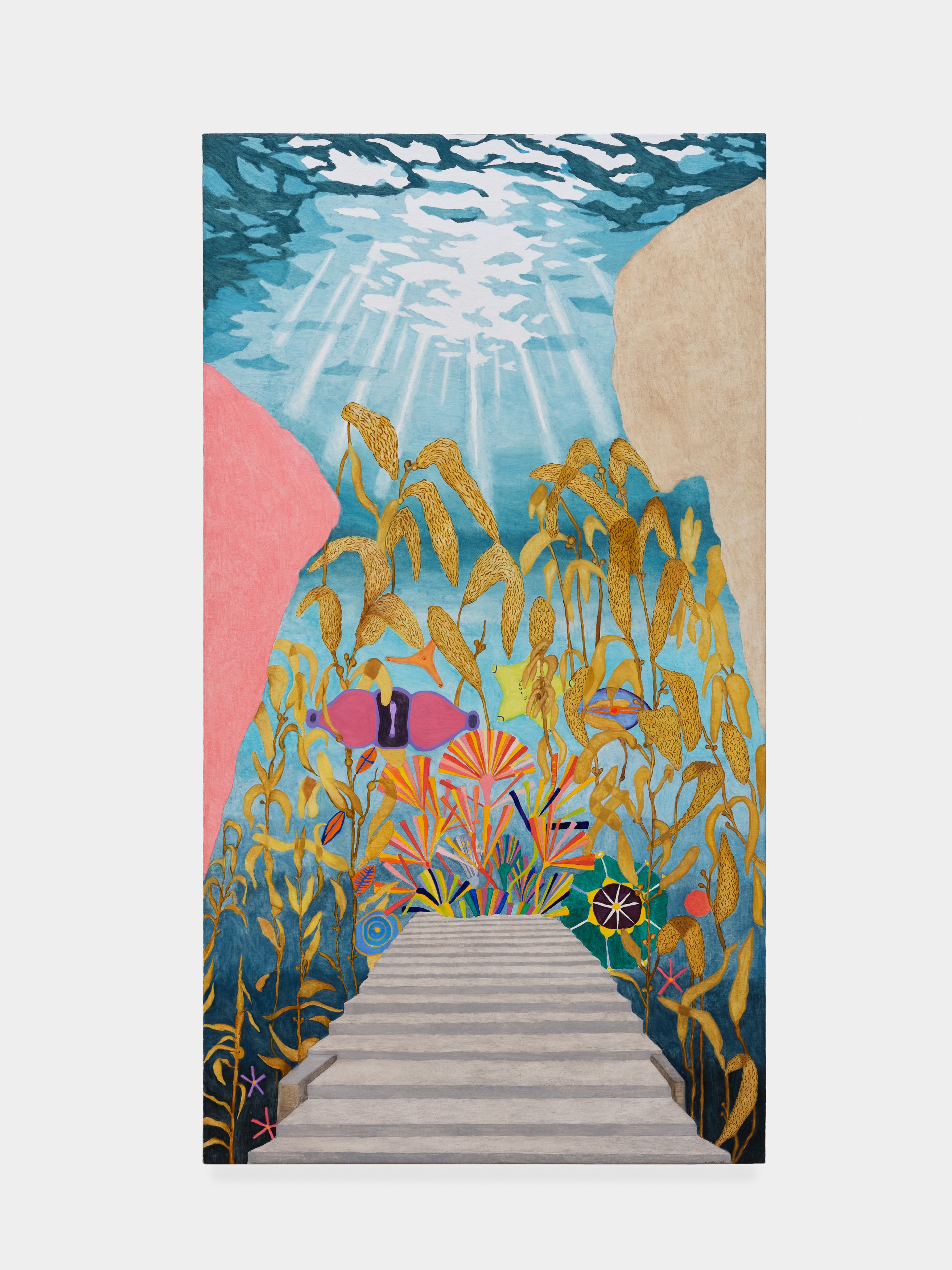 Painting by Cecilia Vicuña