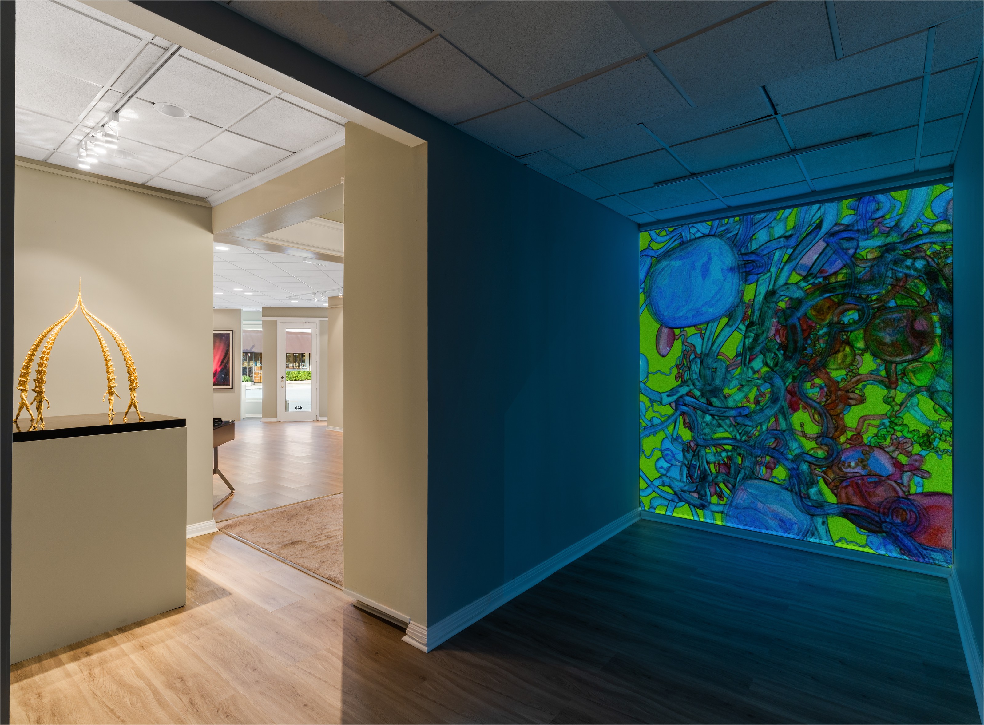 Installation view of inaugural exhibition at Lehmann Maupin Palm Beach