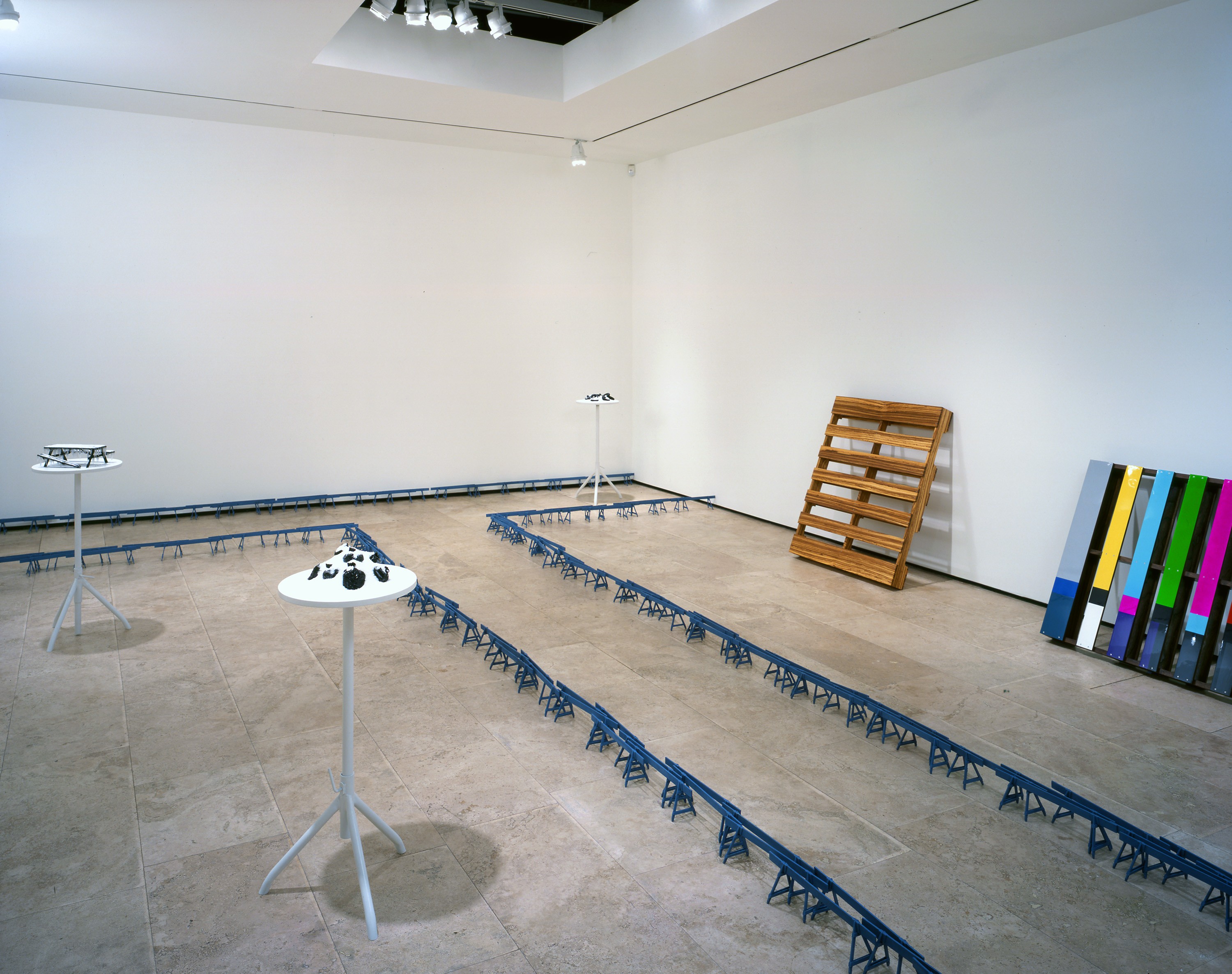Installation view of Vincent Mazeau at Lehmann Maupin New York