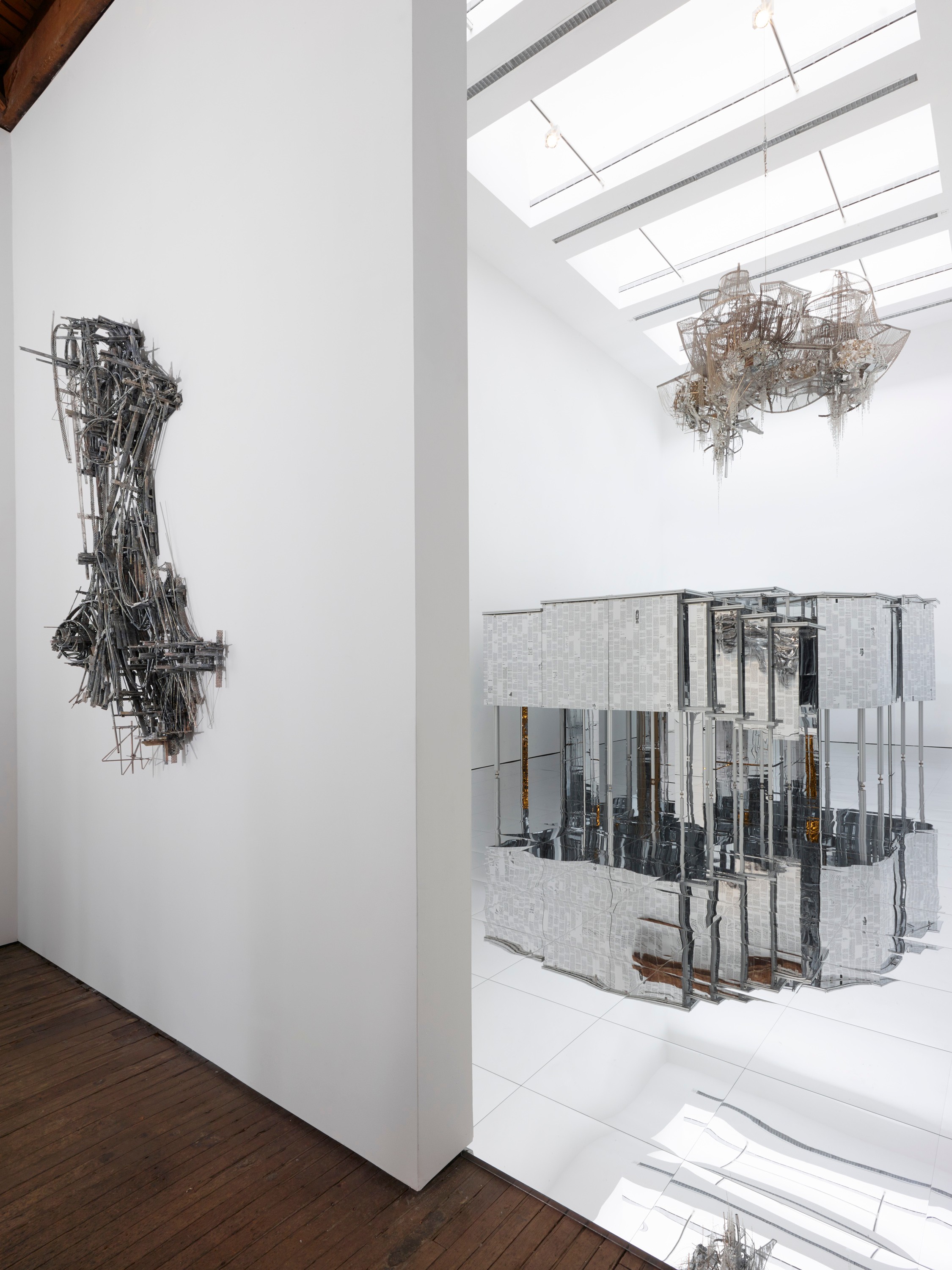 Installation view of Lee Bul at Lehmann Maupin New York