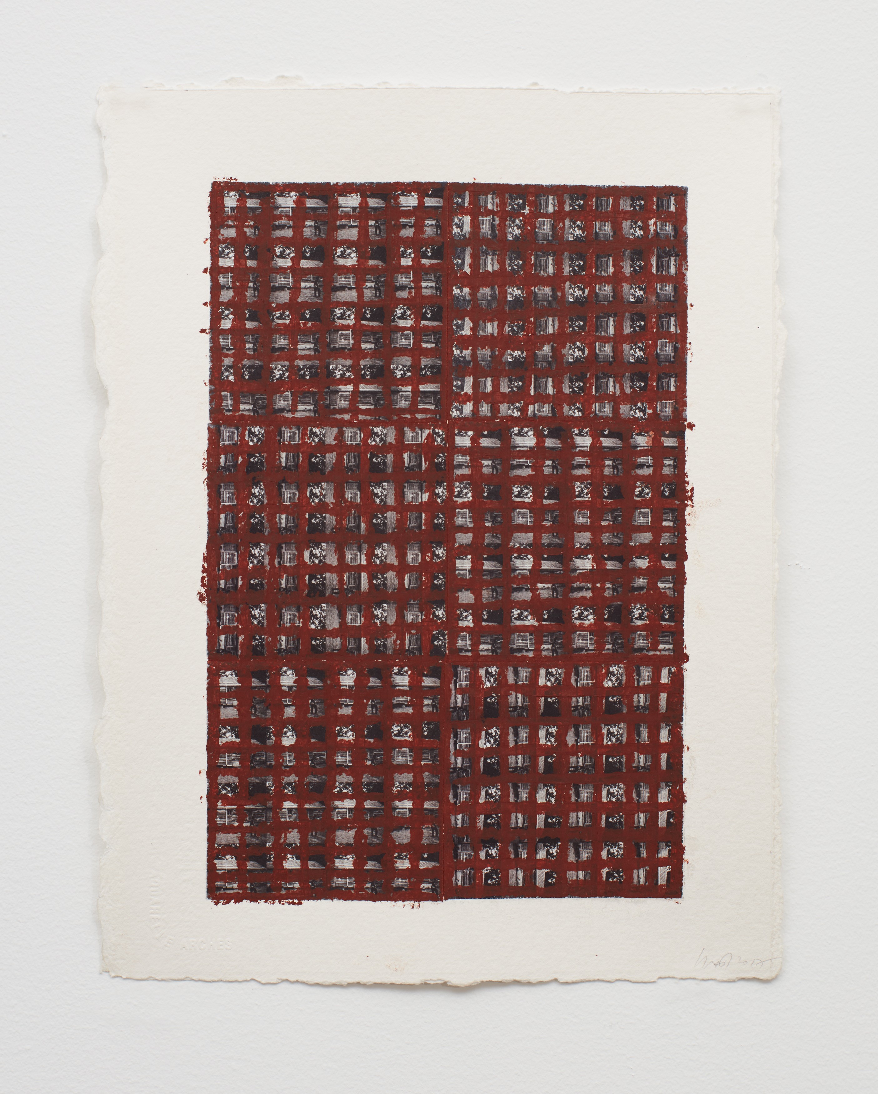Work on paper by McArthur Binion
