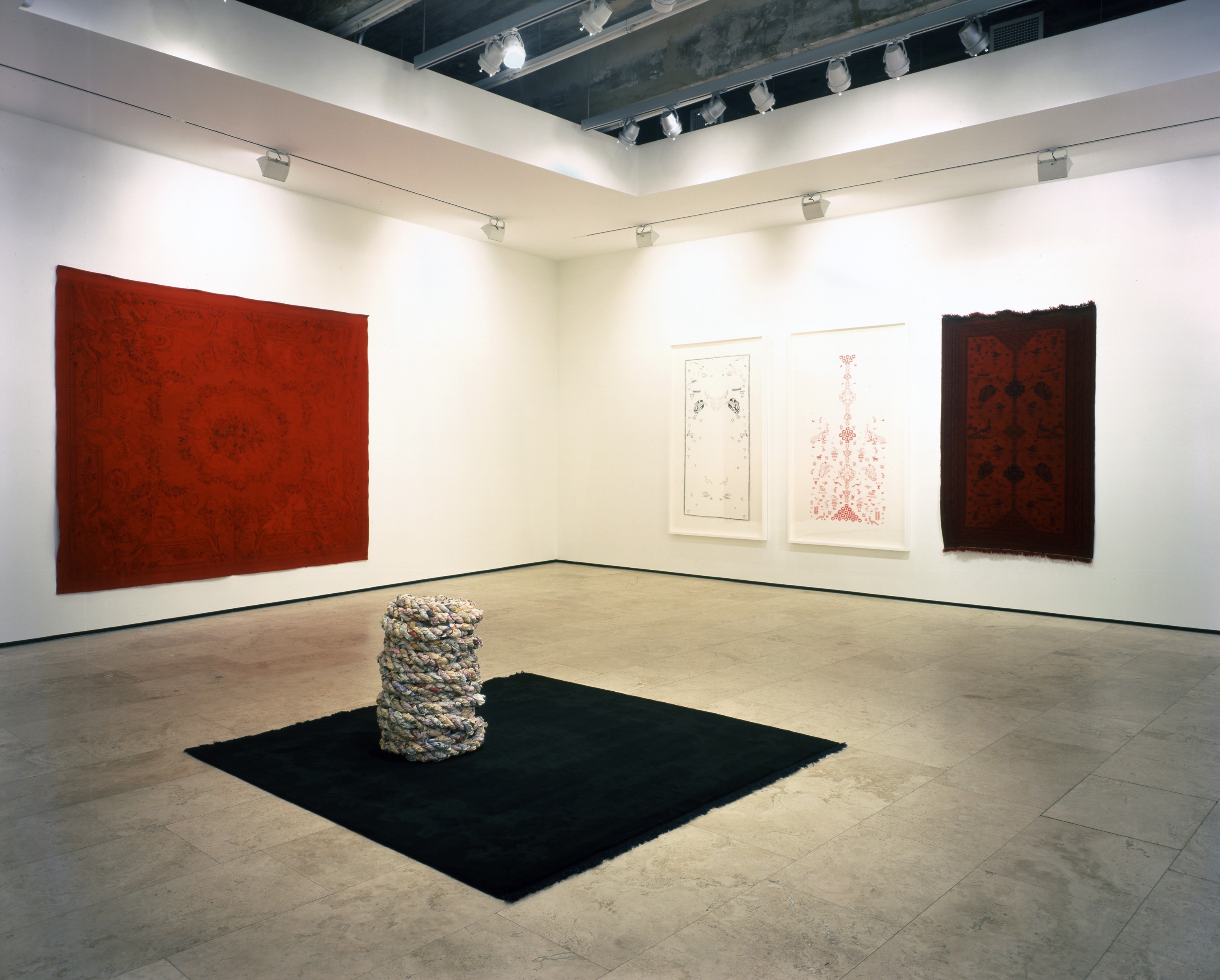 Installation view of Stefano Arienti at Lehmann Maupin New York
