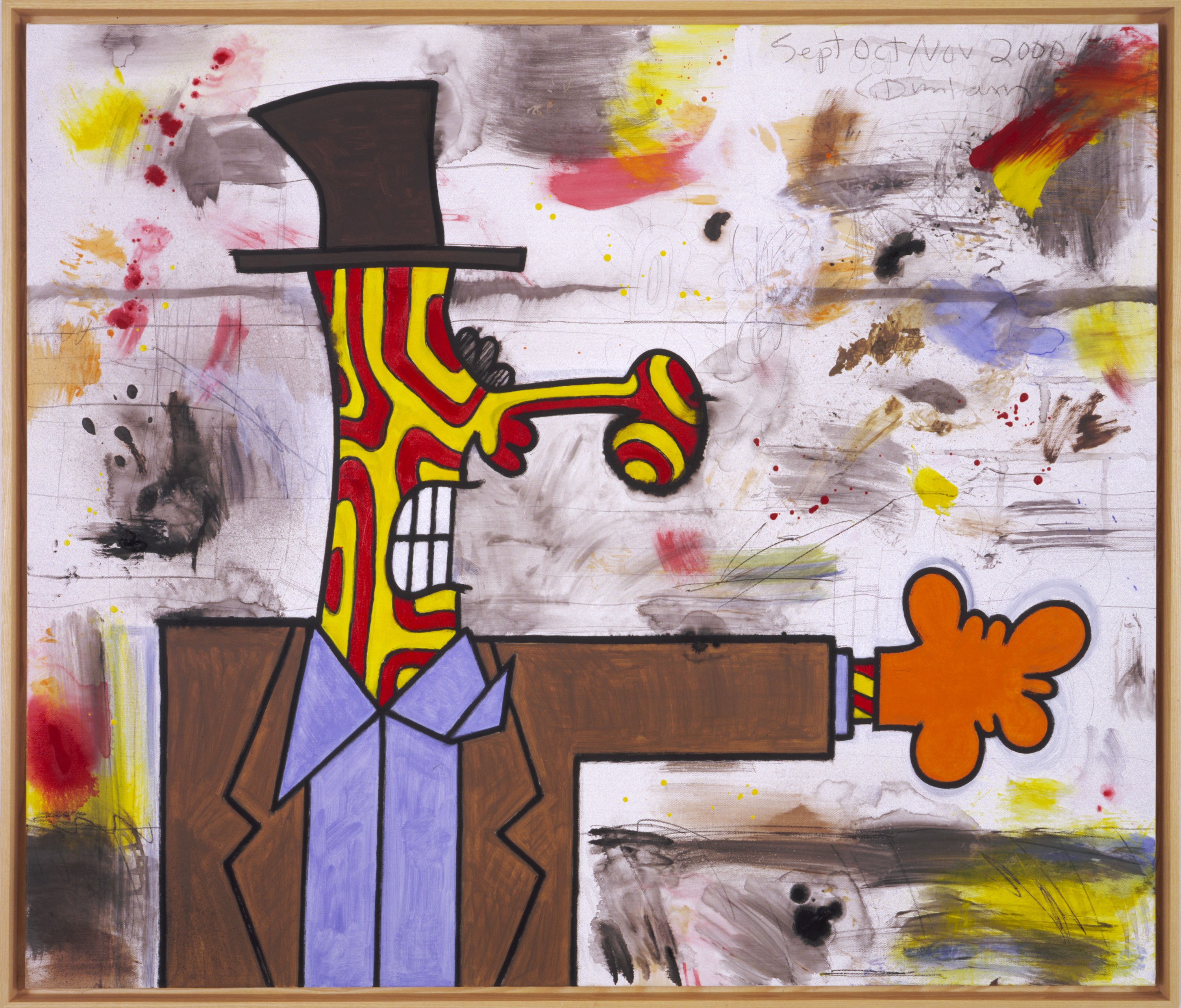 Painting by Carroll Dunham