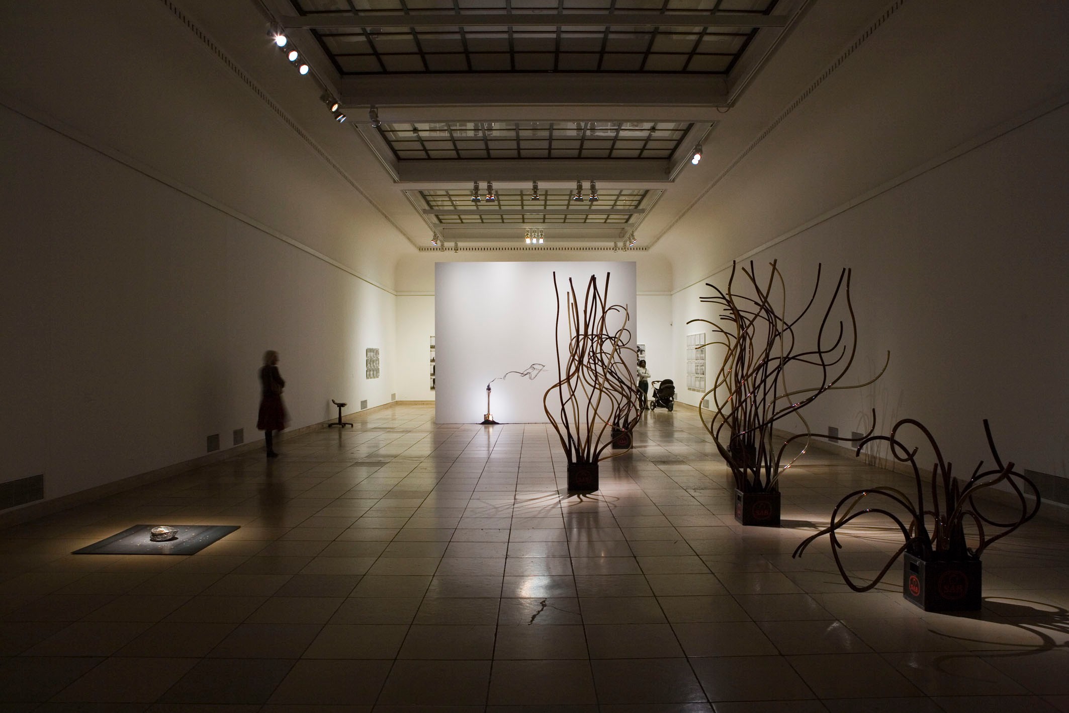 Installation view of Walk Off at Haus der Kunst