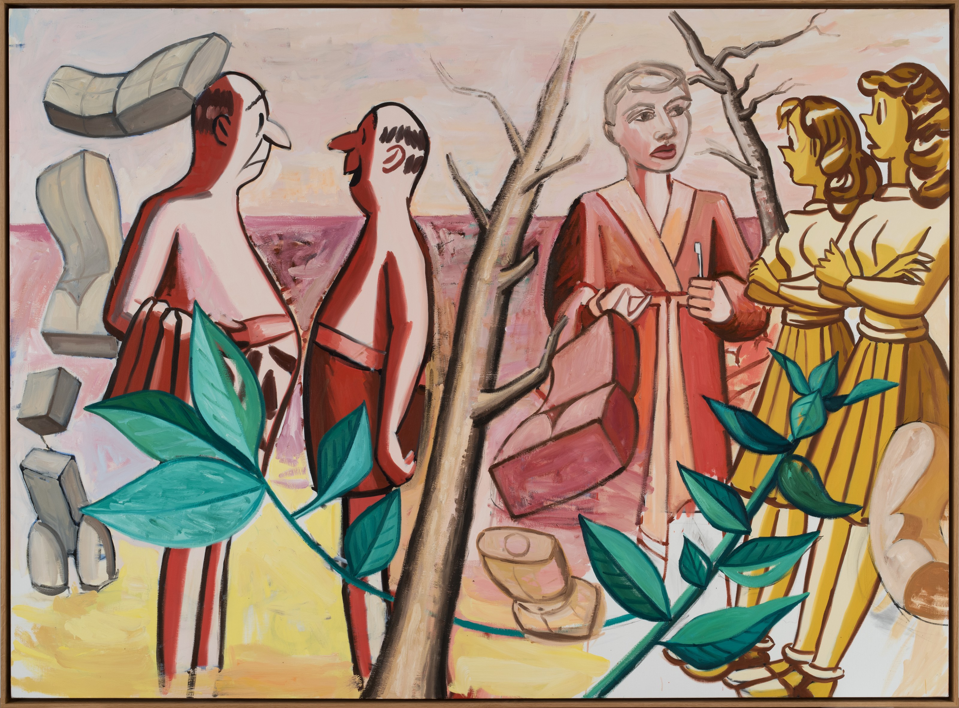 Painting by David Salle