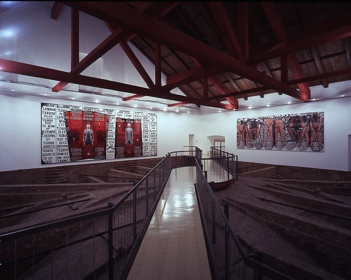 Installation of Gilbert & George: Major Exhibition at Castello di Rivoli