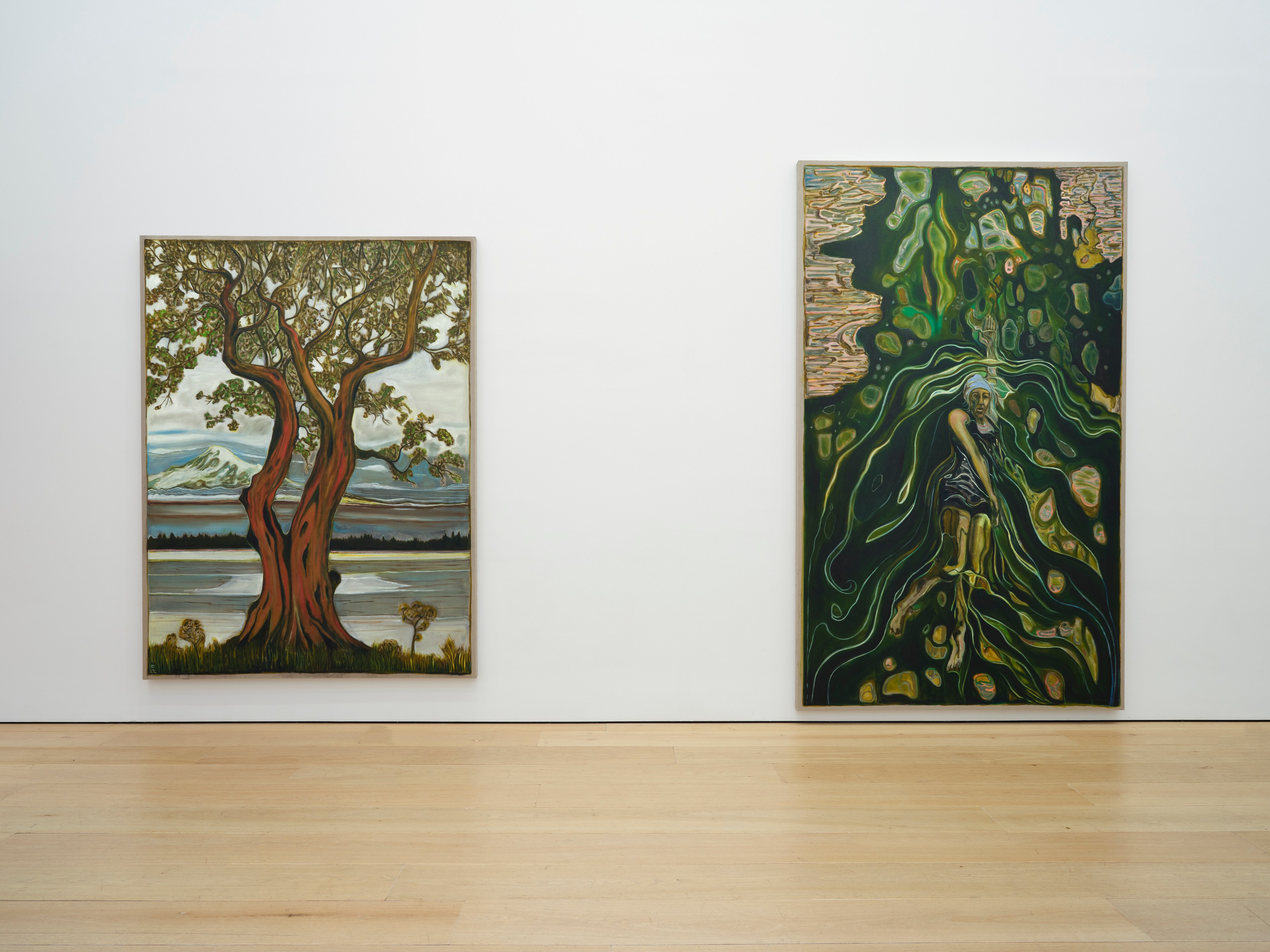 Installation view of Billy Childish at Lehmann Maupin New York