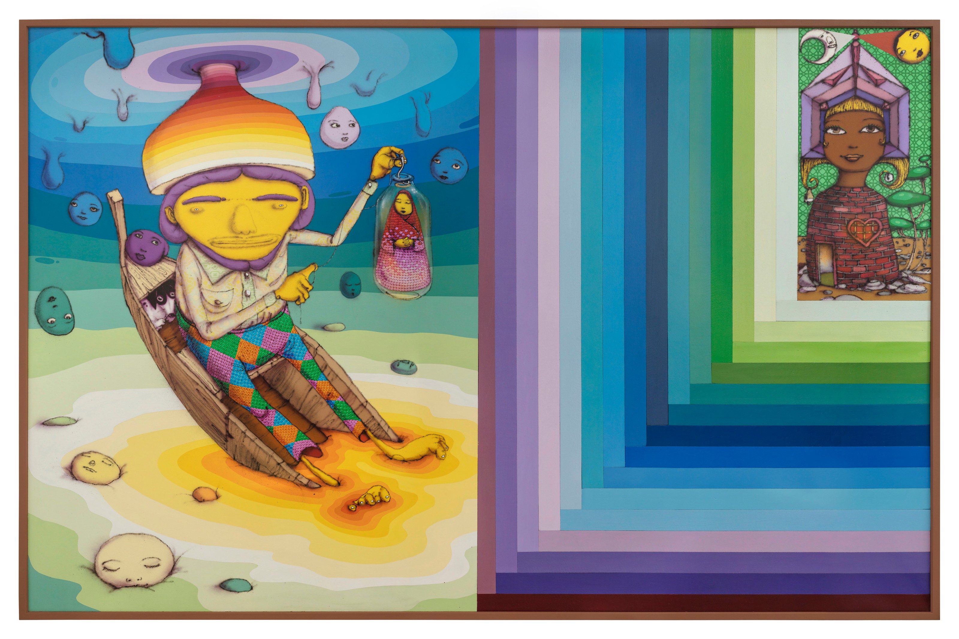 Painting by OSGEMEOS