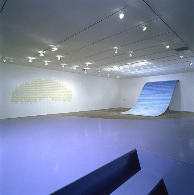 Installation view of Teresita Fernández at SITE Santa Fe