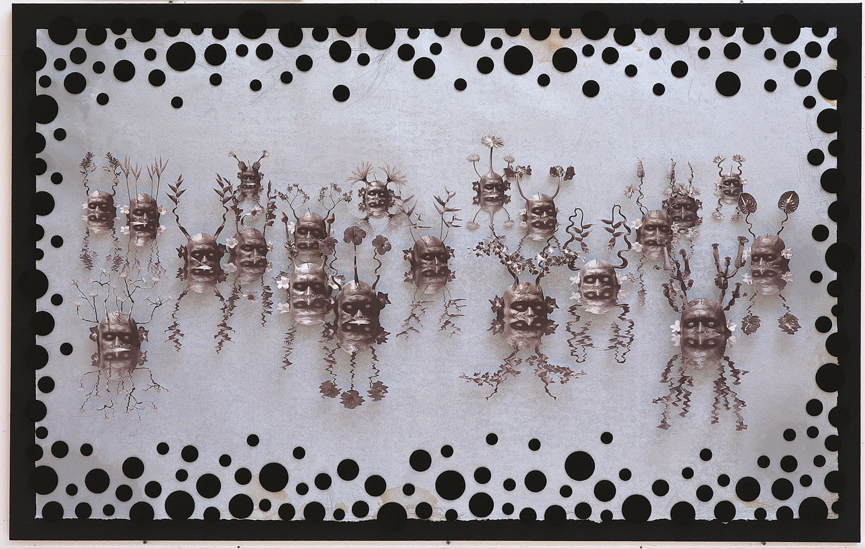 Collage by Ashley Bickerton