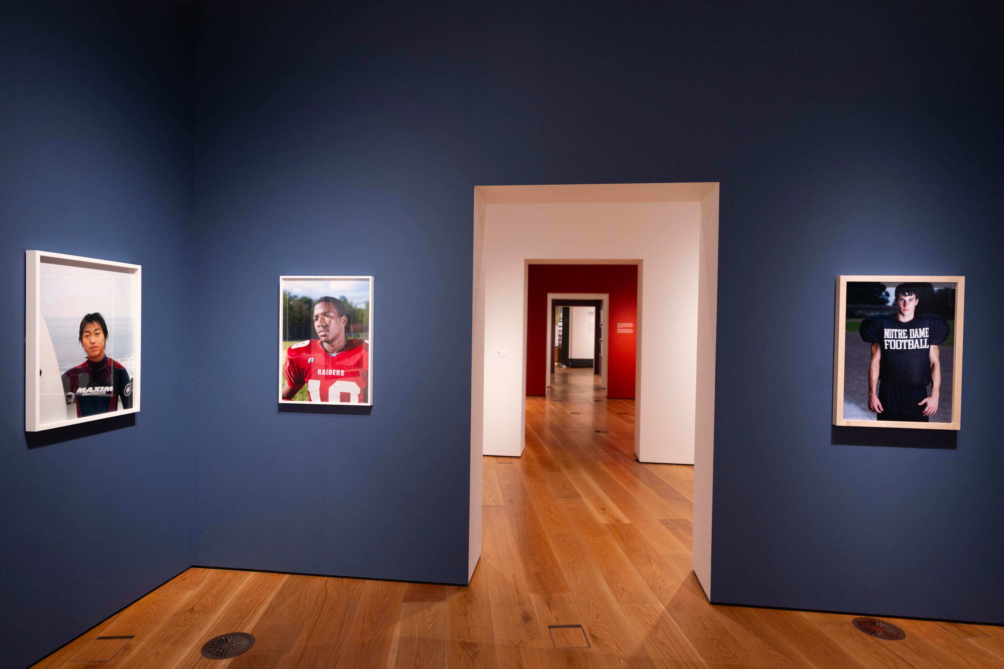 Installation view of To Be Seen at National Portrait Gallery