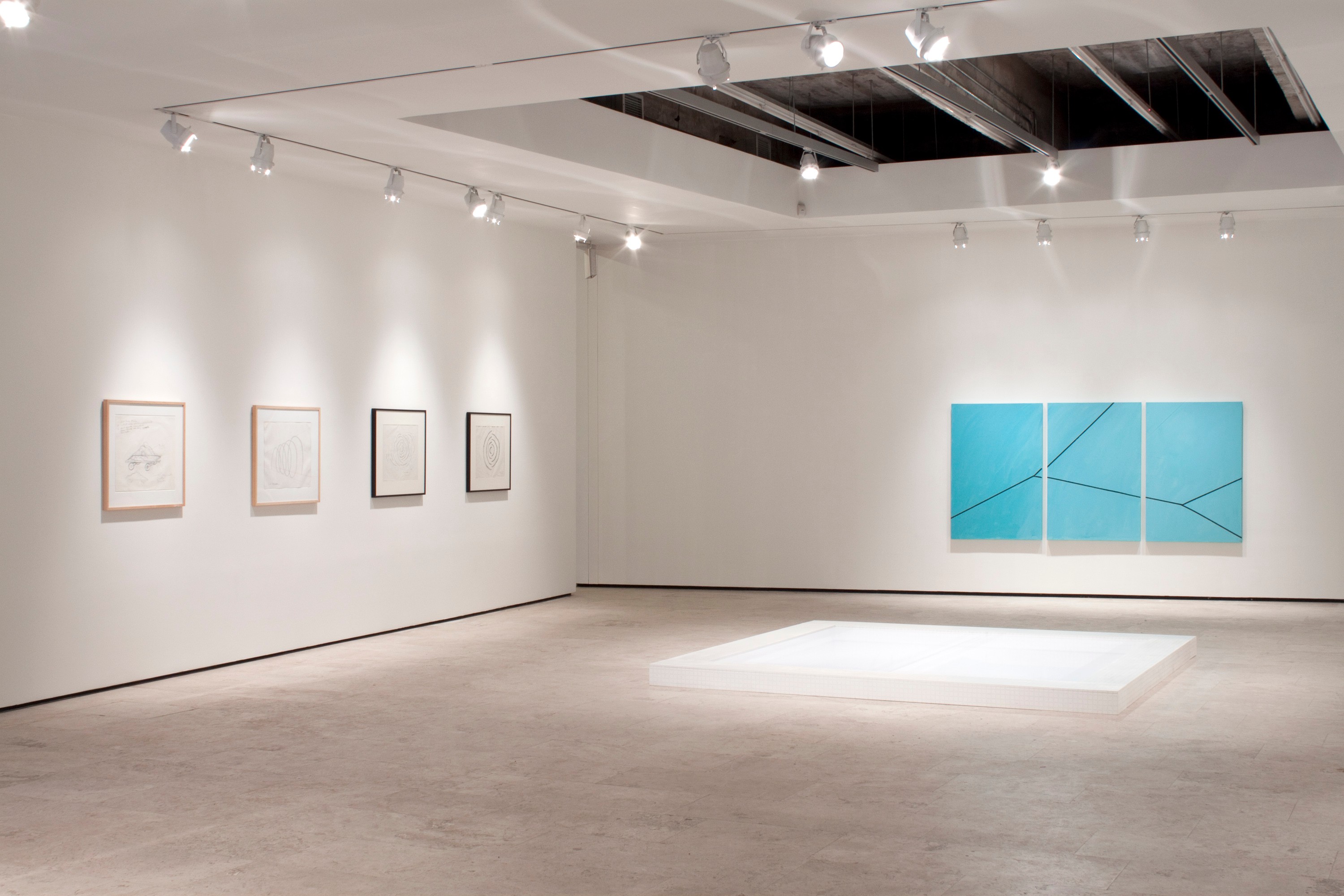 Installation view of The Parallax View att Lehmann Maupin New York