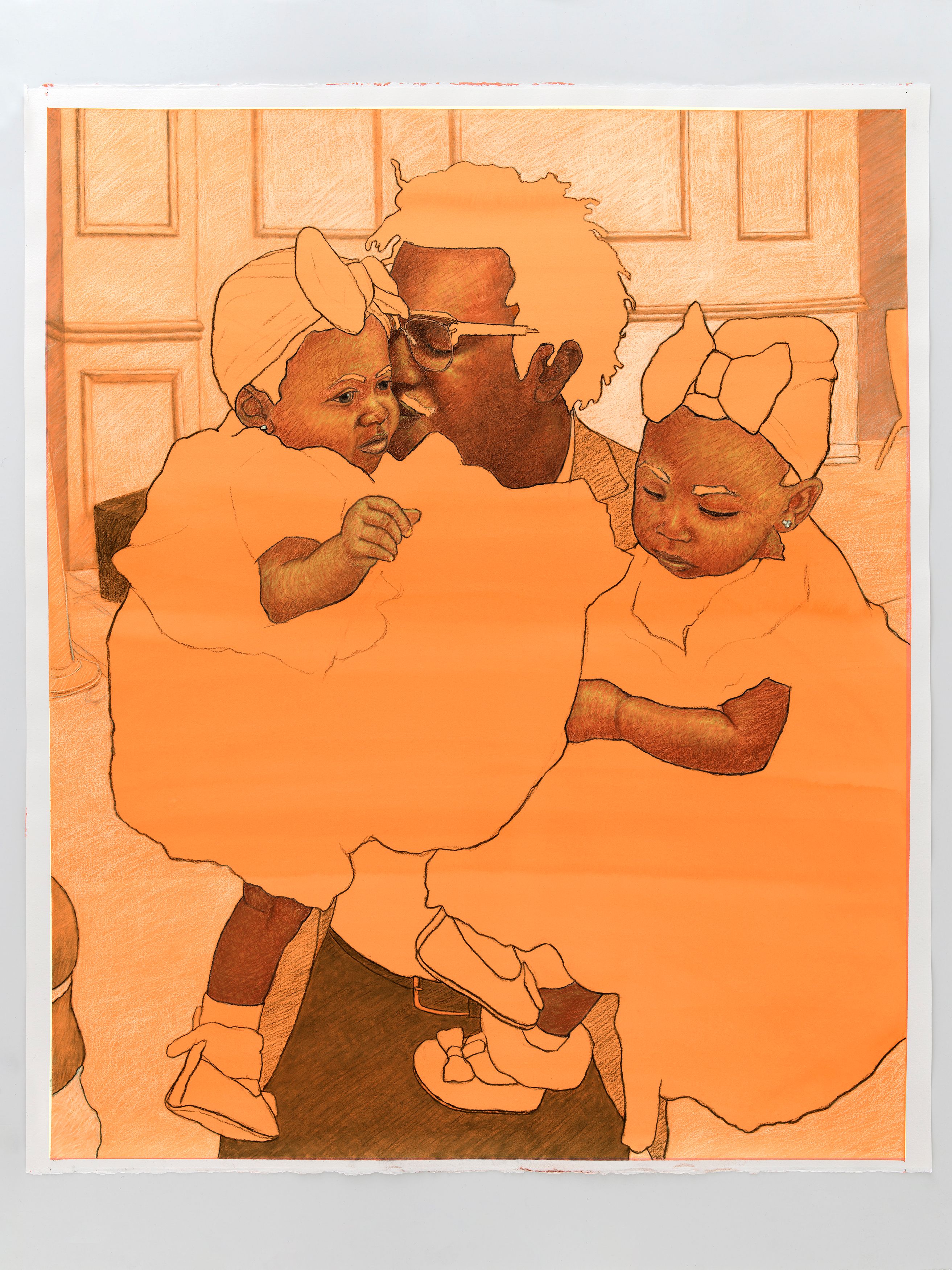 Work on paper by Arcmanoro Niles