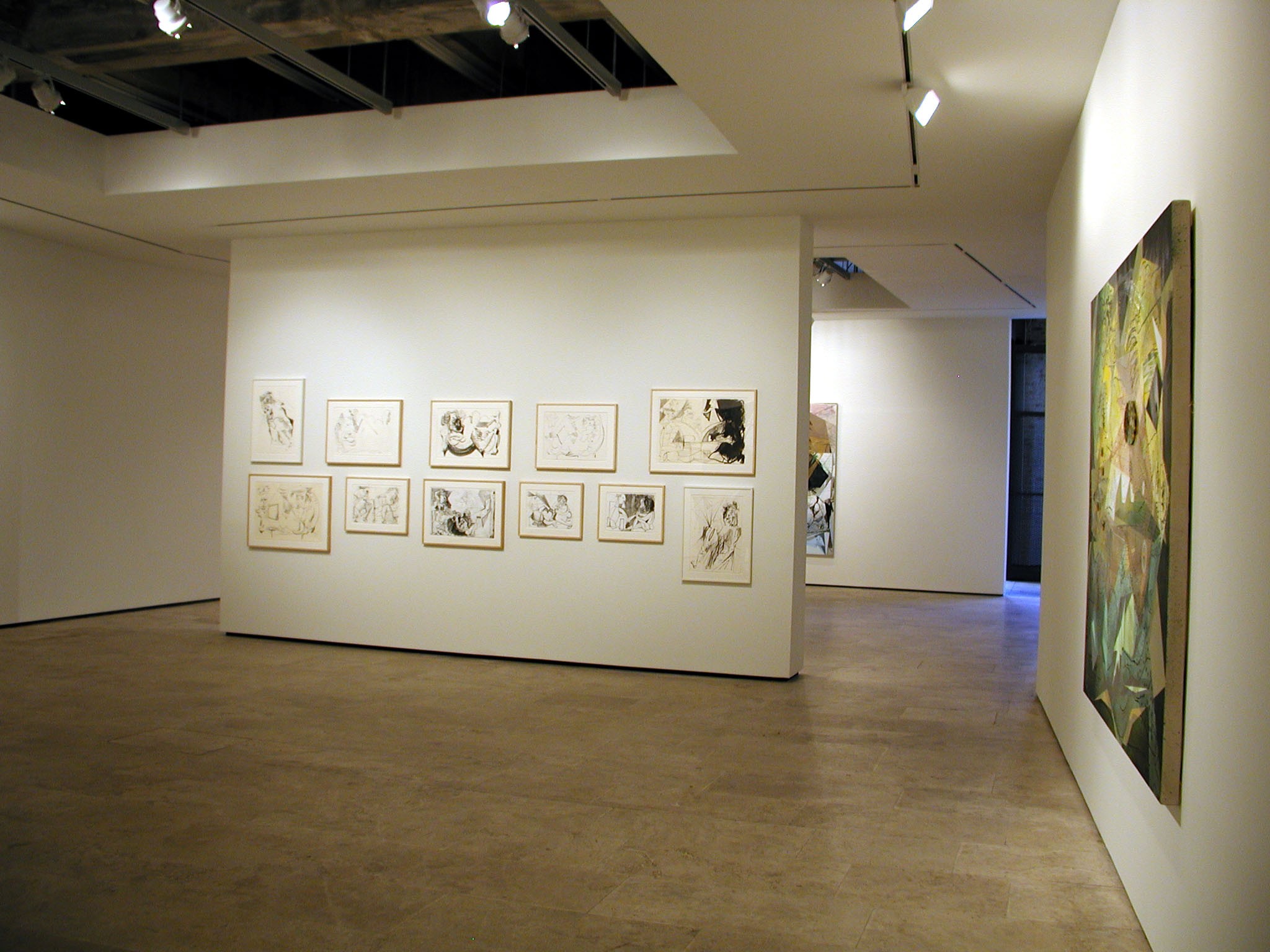 Installation view of Pedro Barbeito at Lehmann Maupin New York