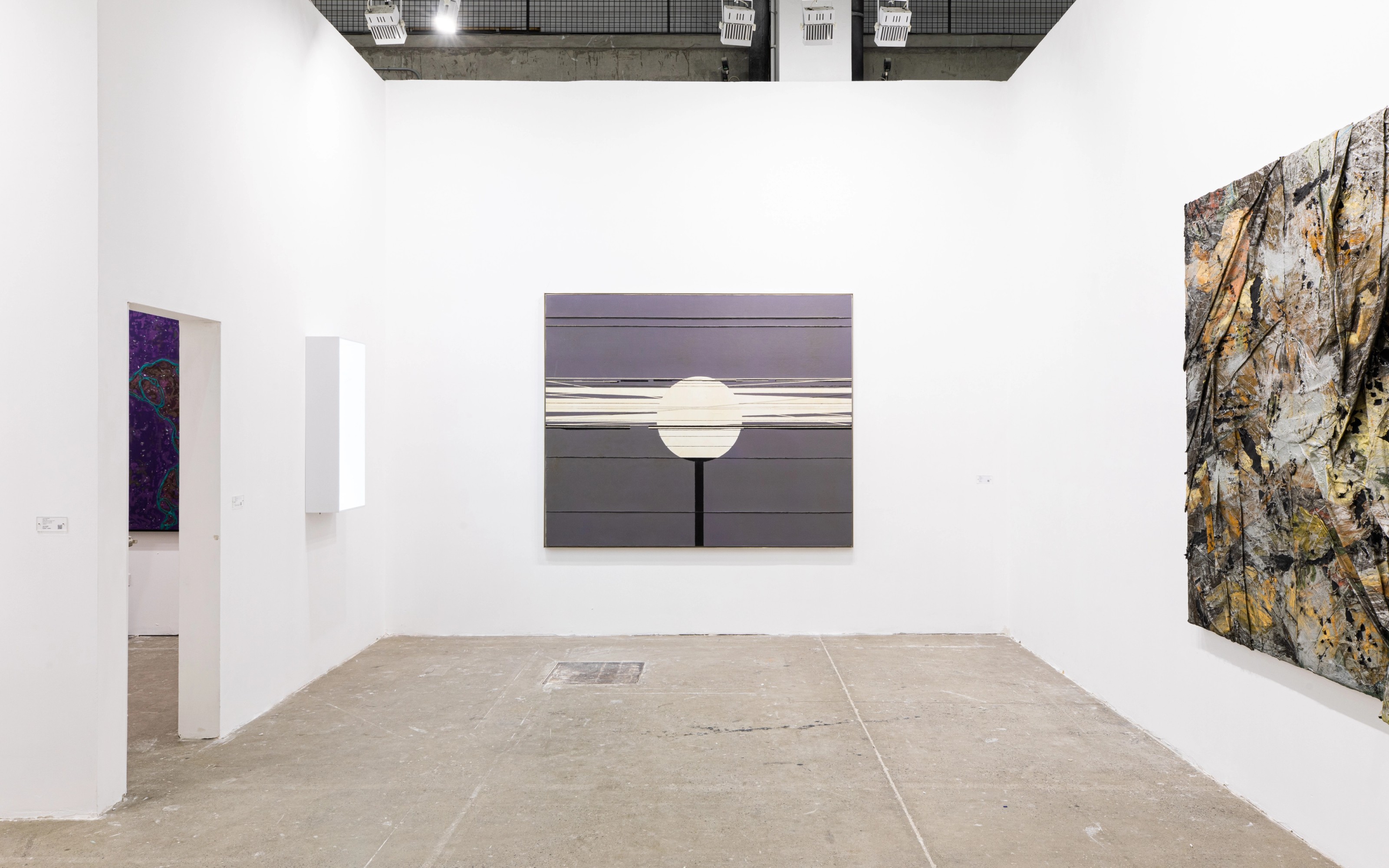 Installation view of Lehmann Maupin, Booth A121 at West Bund Art & Design