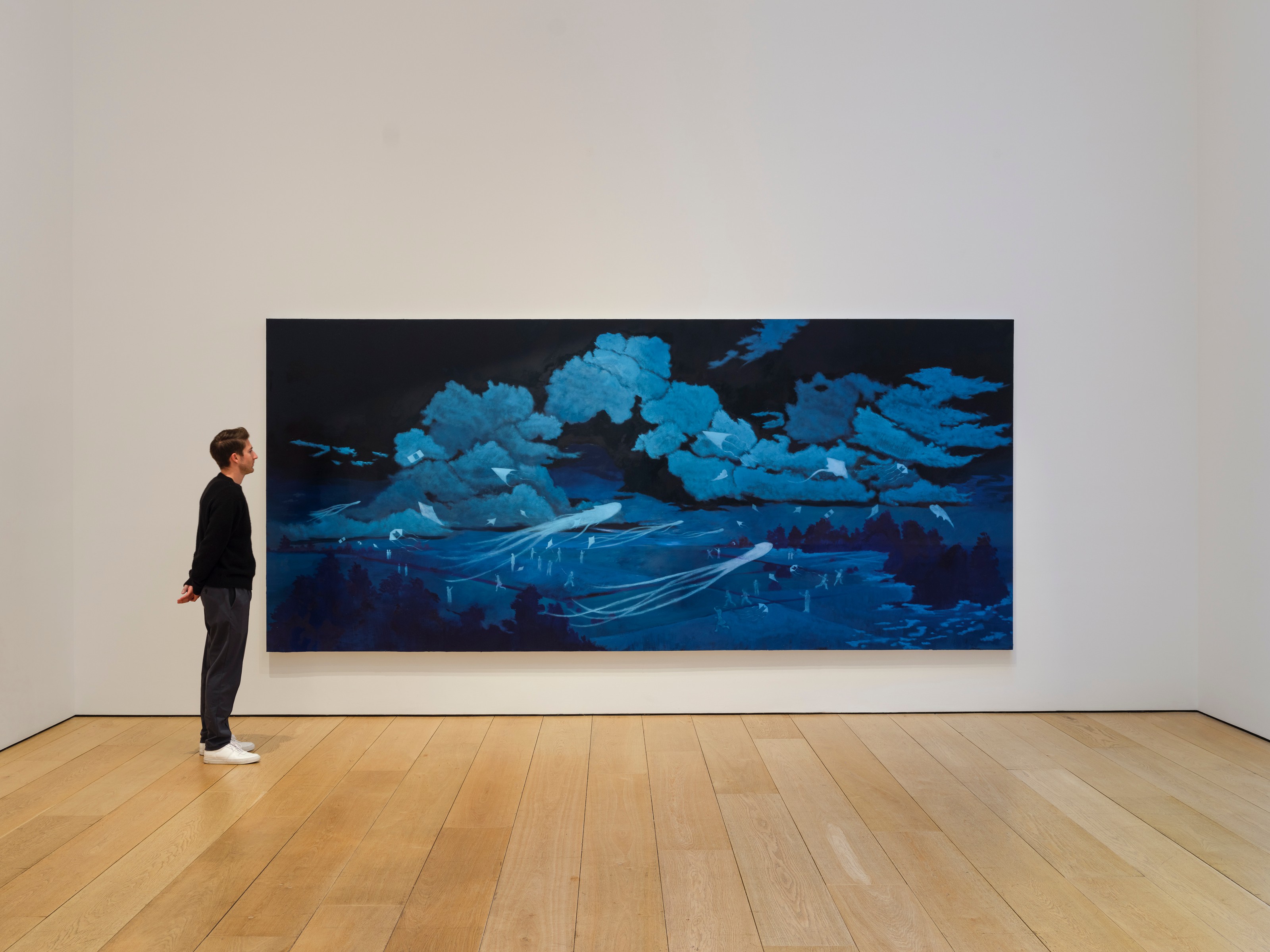 Installation view of Dominic Chambers at Lehmann Maupin New York