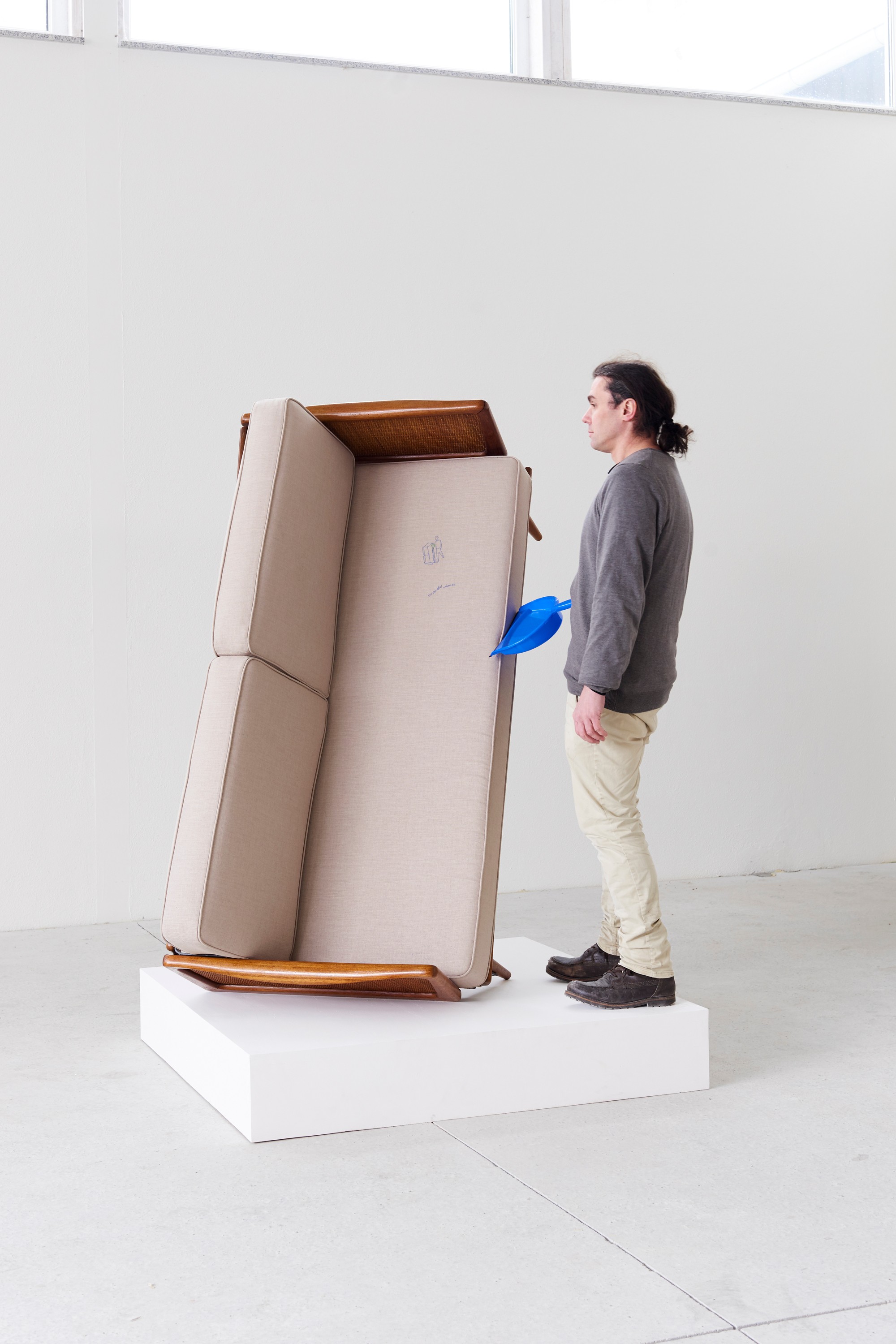 One Minute Sculpture by Erwin Wurm
