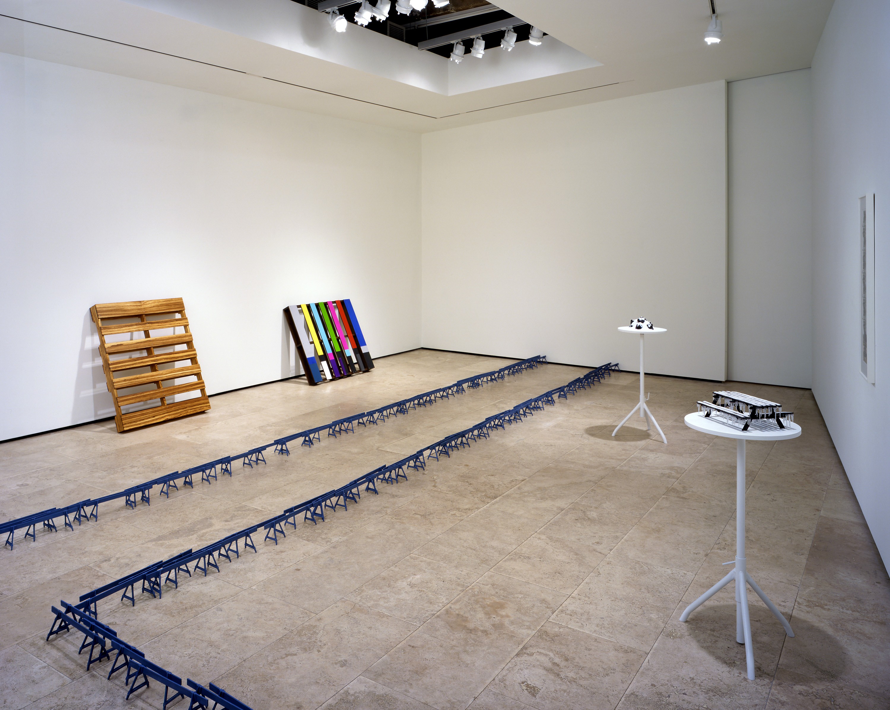 Installation view of Vincent Mazeau at Lehmann Maupin New York