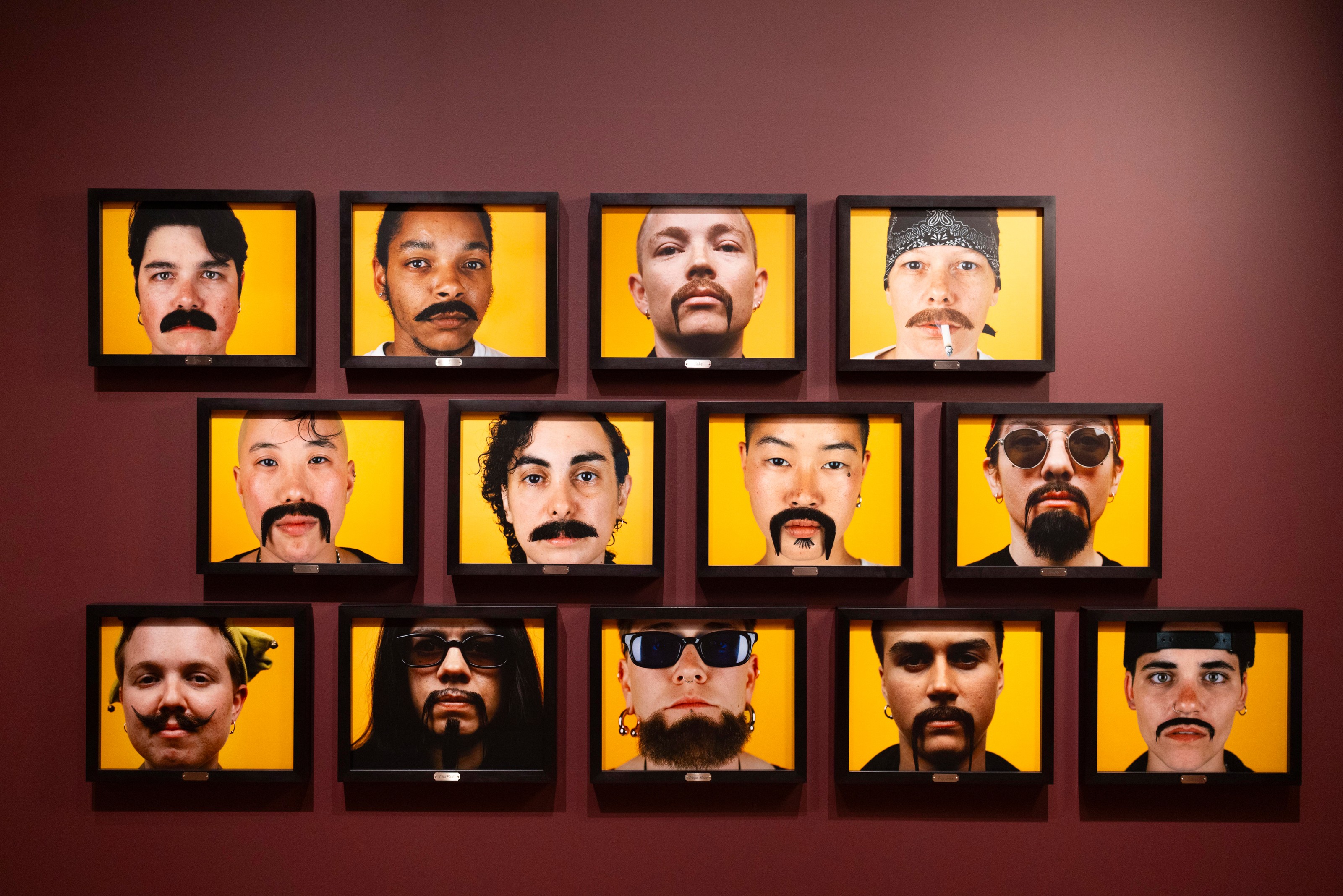 Installation view of To Be Seen at National Portrait Gallery