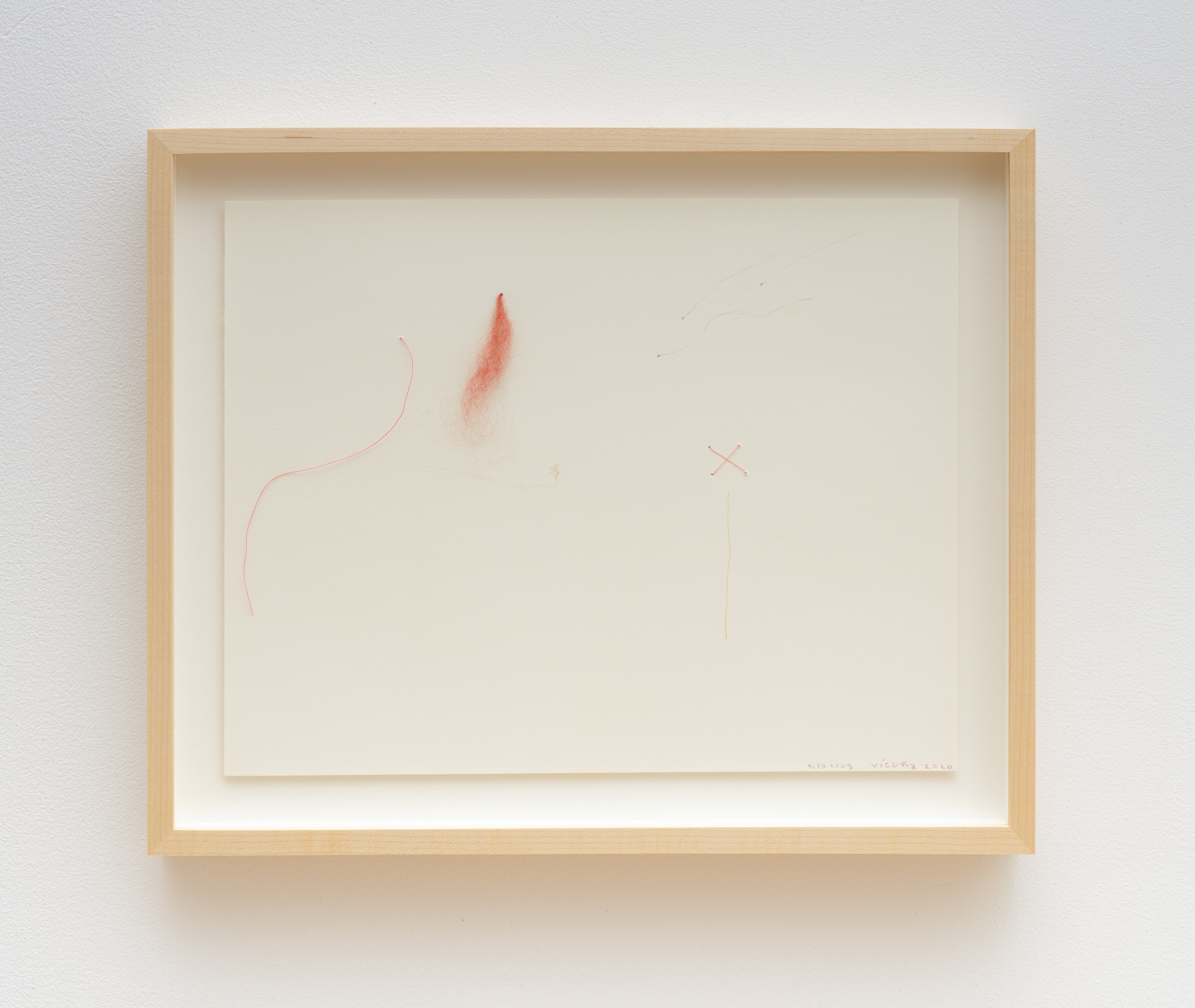 Work on paper by Cecilia Vicuña