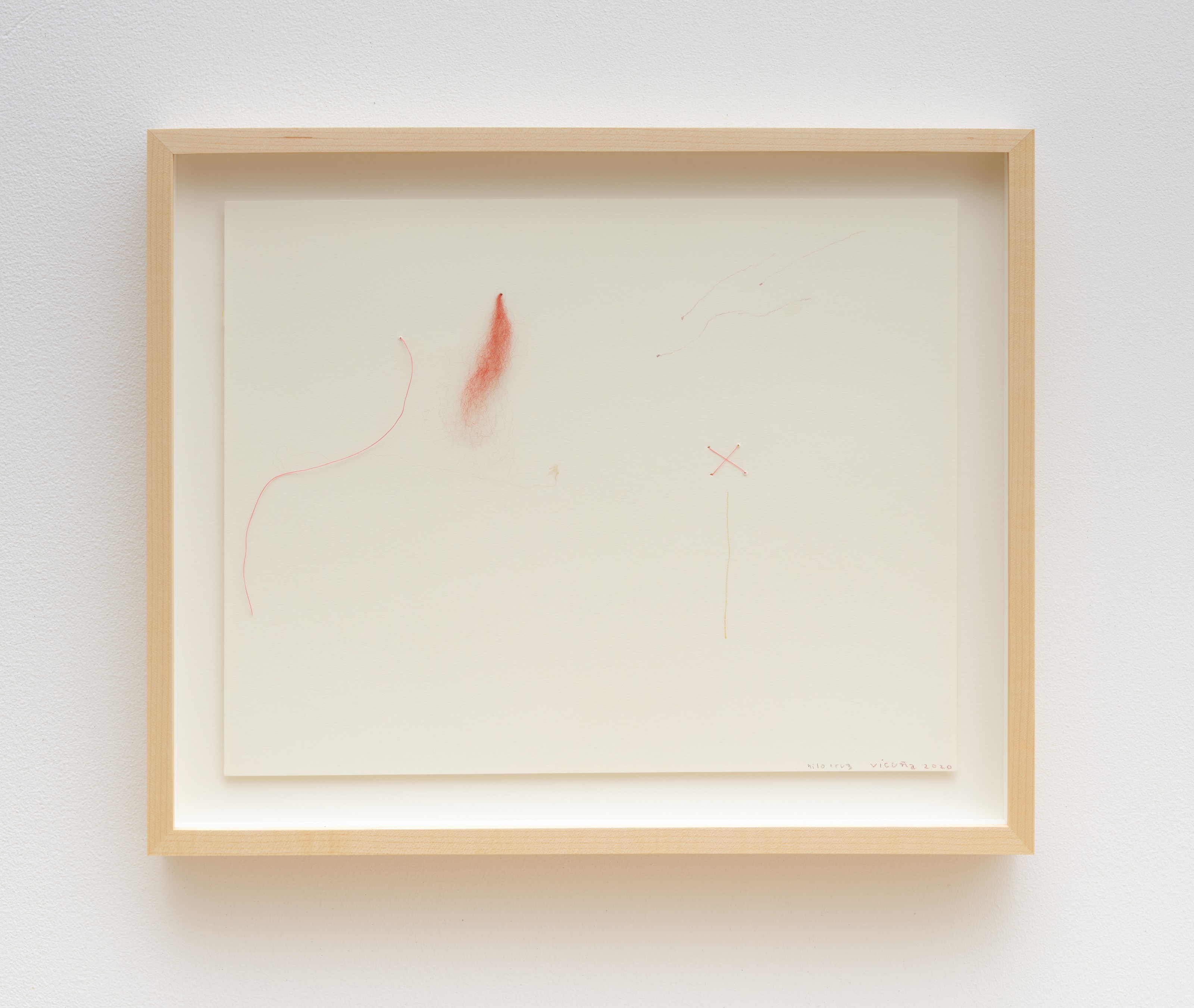 Work on paper by Cecilia Vicuña